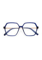 IKALY – OP422 | Lunettes de vue femme cristal bleu et doré