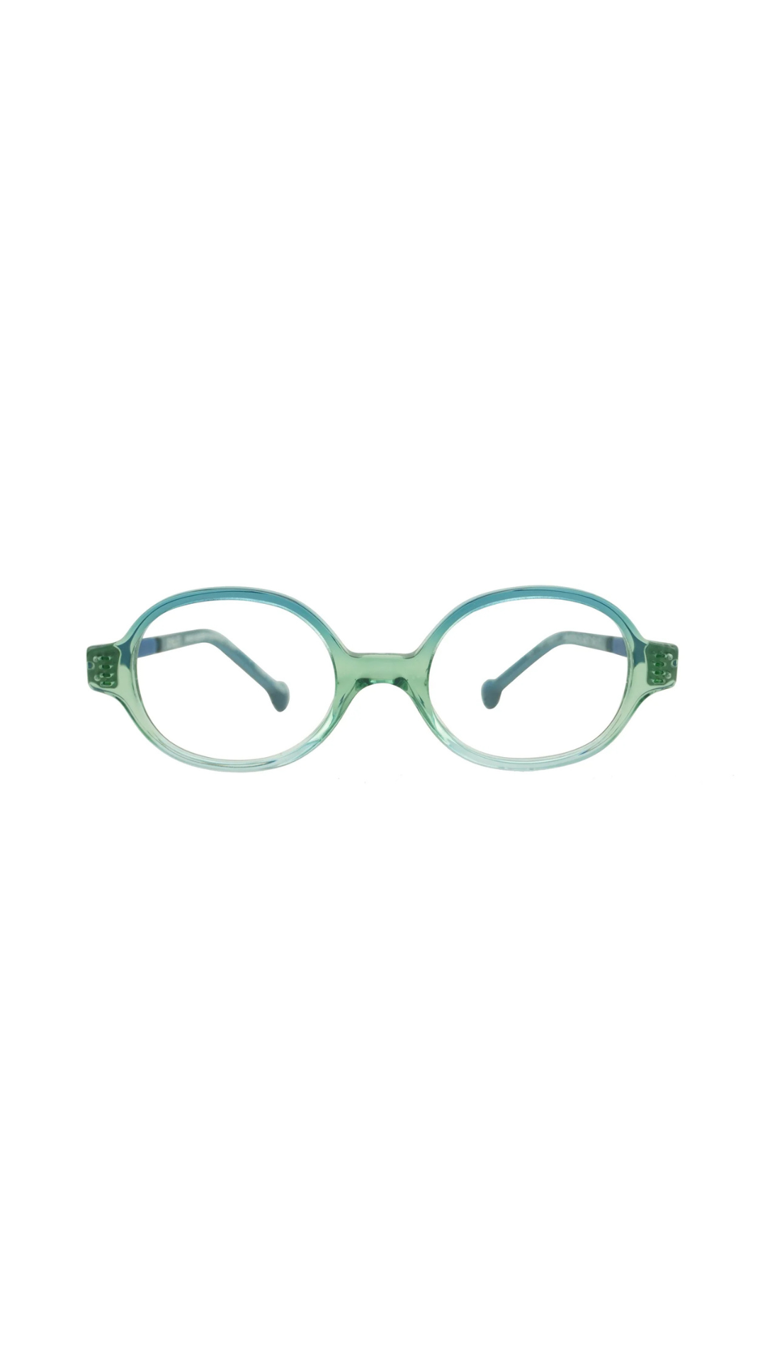 EYELET - BAMBINO | LUNETTES DE VUE ENFANTS ACÉTATE CRISTAL VERT BRANCHE TITANE