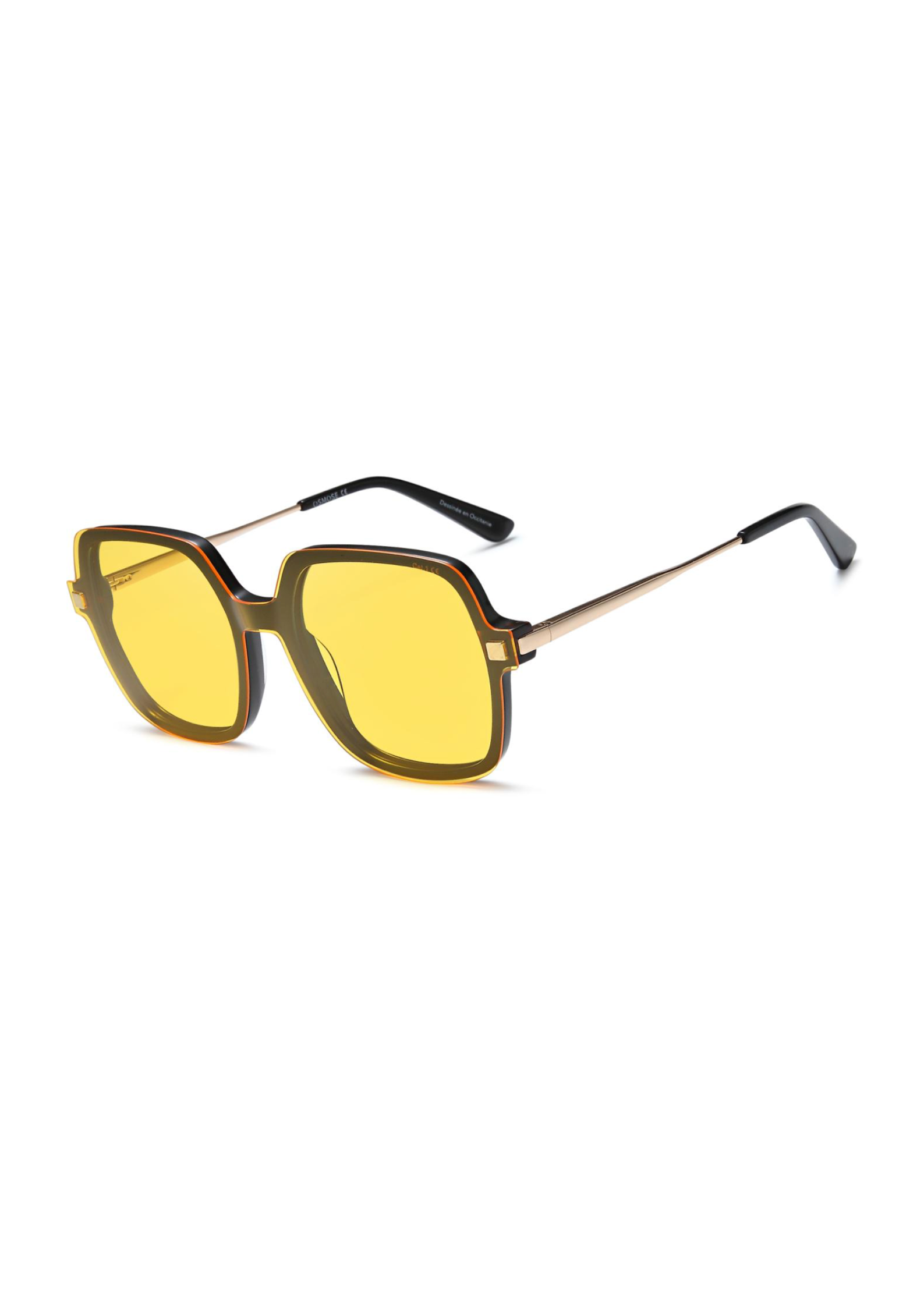 OSMOSE OCP591 | Lunettes de vue femme noir et doré à clip