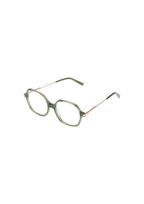 KOMONO – The Dorothy | Lunettes de vue femme acétate cristal vert branche doré