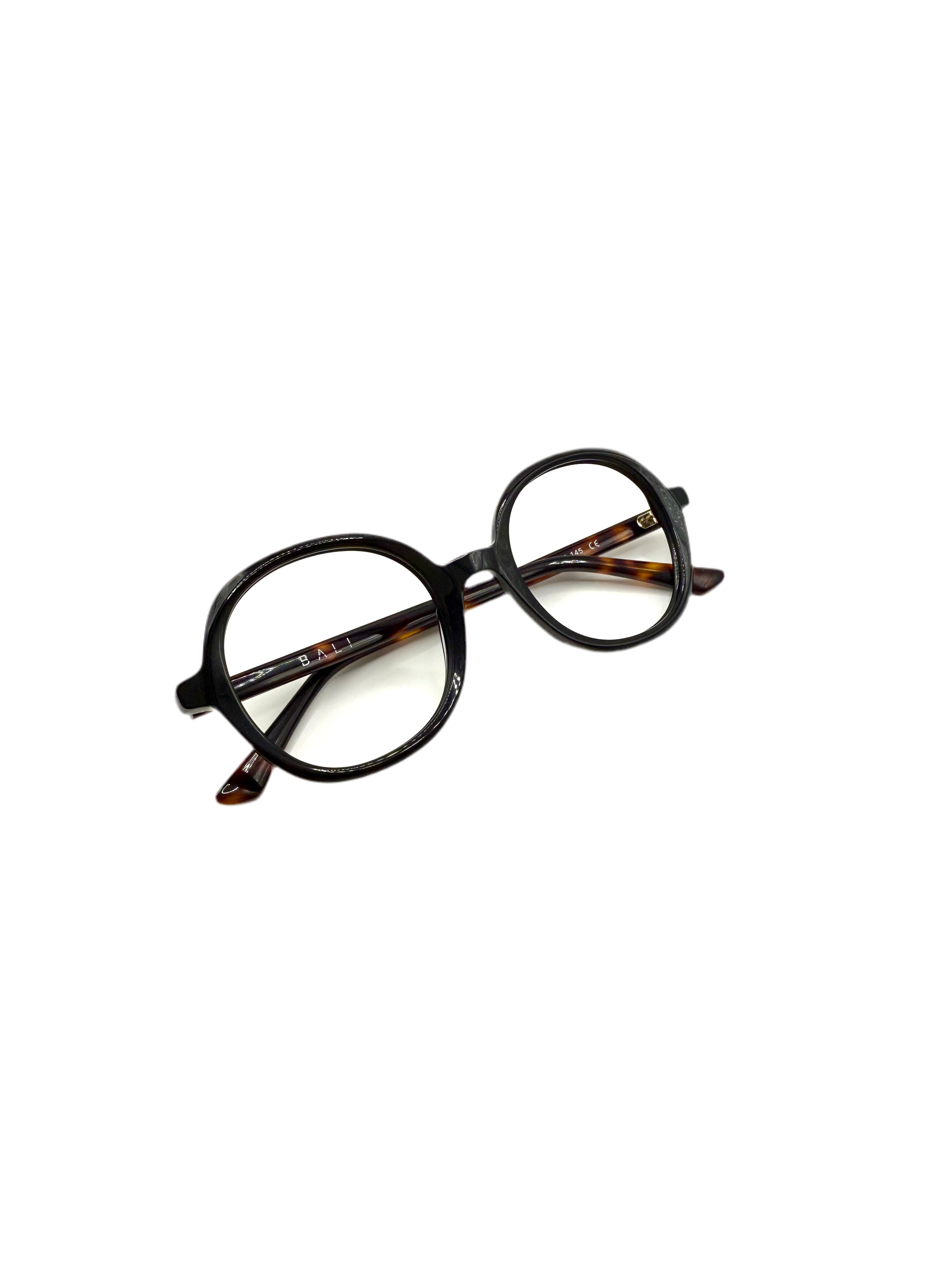 Bali – Celest | Lunettes de vue femme noir et écailles en acétate