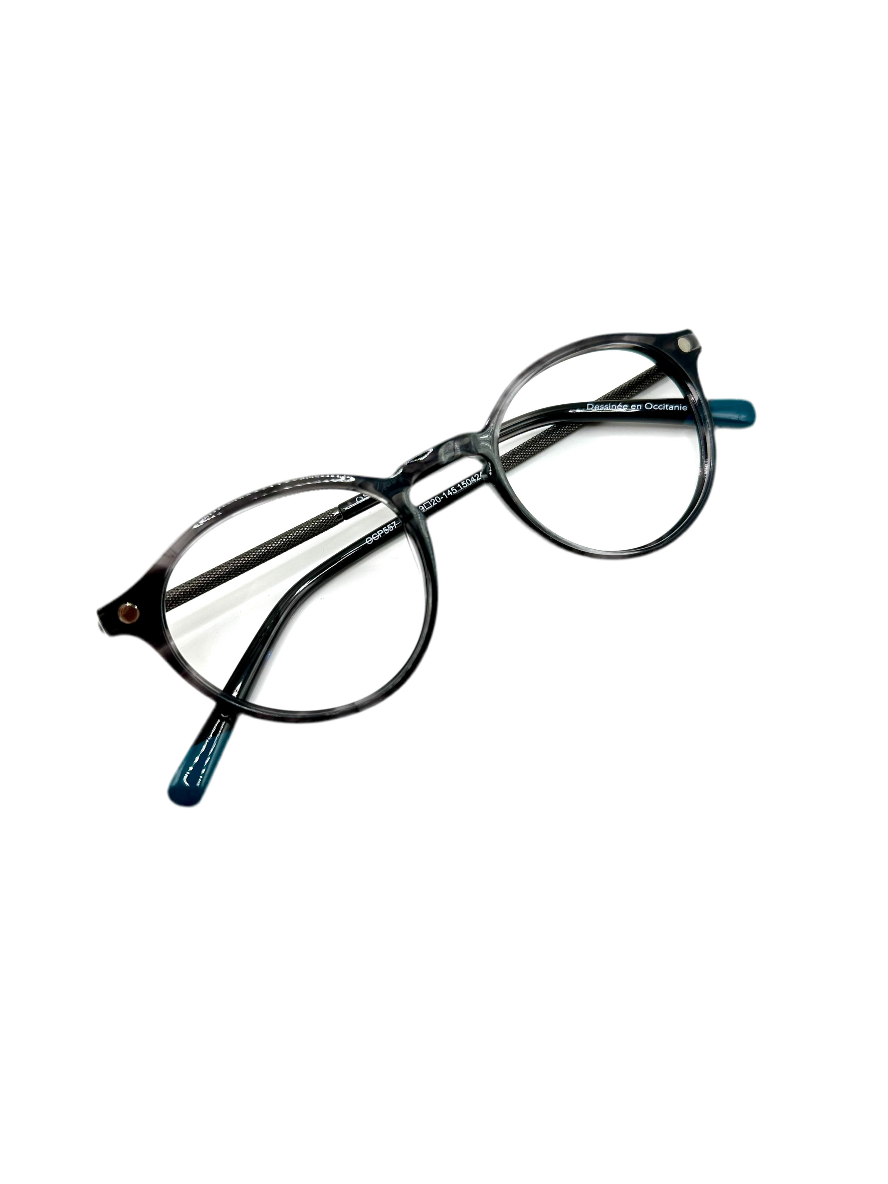 OSMOSE - OCP557 | Lunettes de vue homme acétate cristal gris à clip