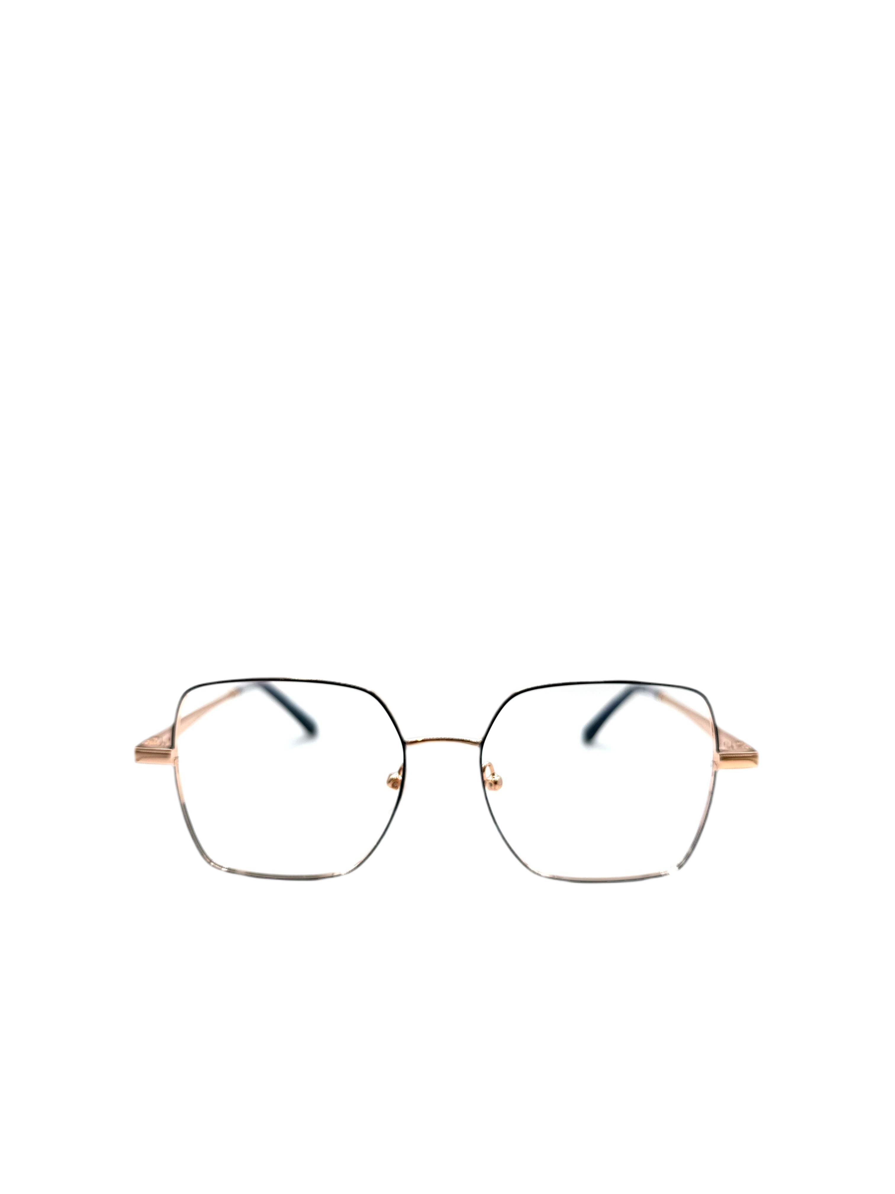 OSMOSE - OCP601 | Lunettes de vue femme métal rose gold et bleu à clip