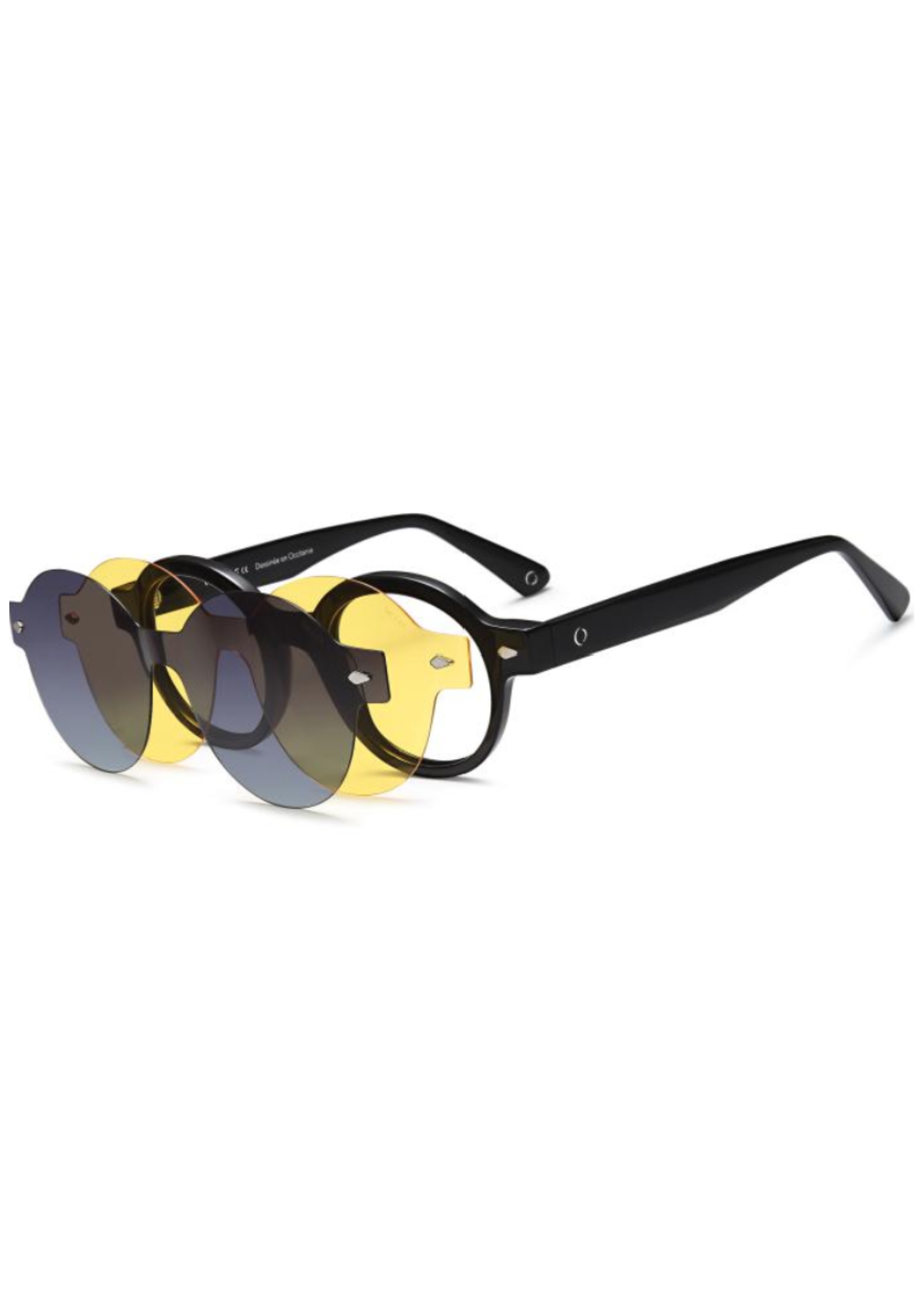 OSMOSE - OCP573 | Lunettes de vue homme acétate noir à clip