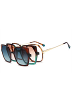 OSMOSE - OCP635 | Lunettes de vue femme combiné écaille et gold à clip