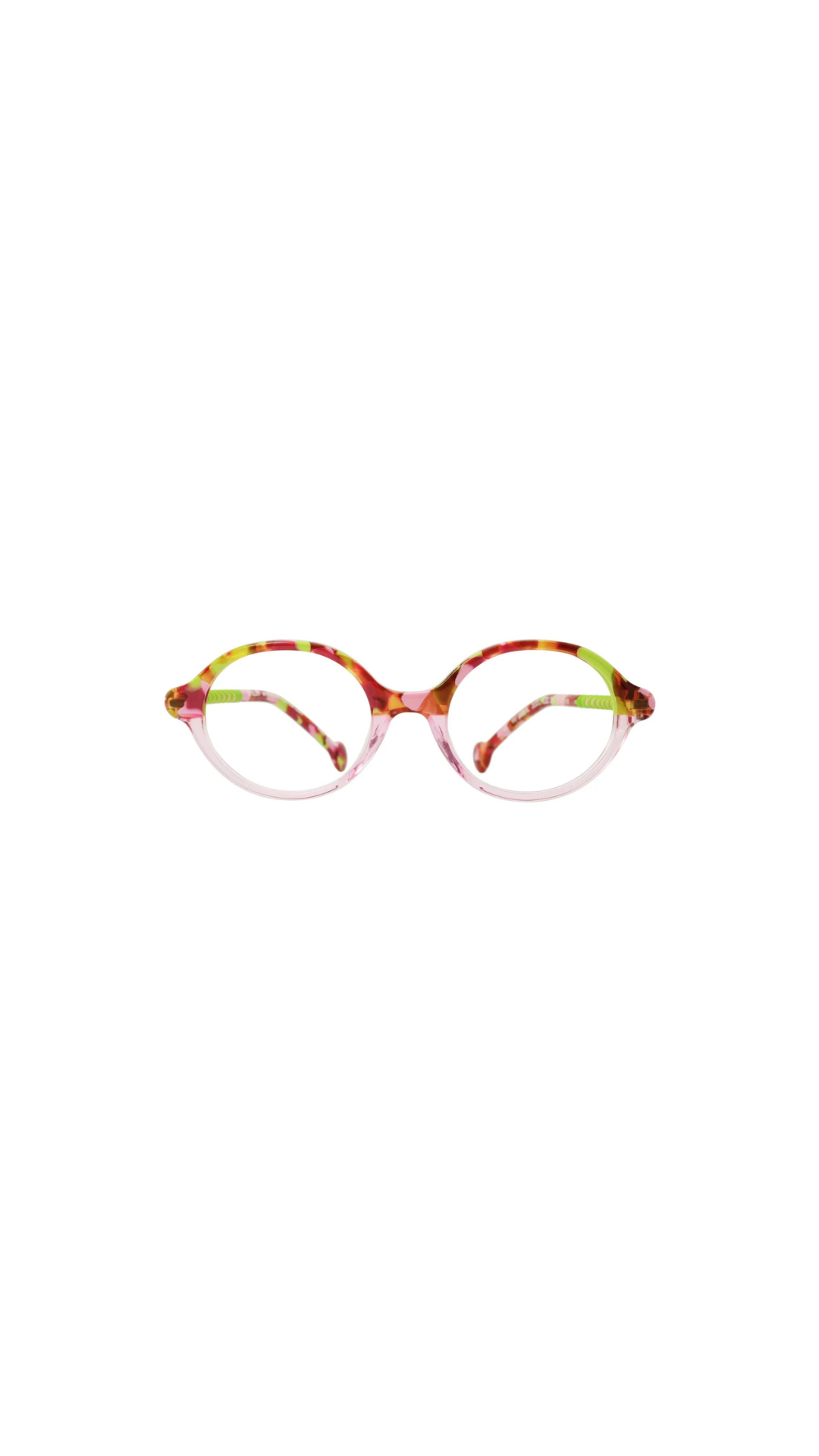 EYELET - JUDO | LUNETTES DE VUE ENFANTS ACÉTATE CRISTAL ROSE ET ECAILLE BRANCHE TITANE (Copie)