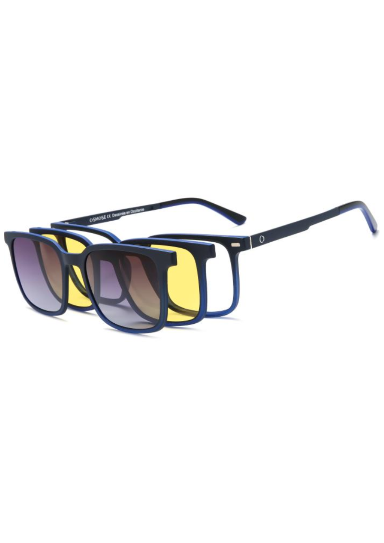 OSMOSE - OCP647 | Lunettes de vue homme acétate bleu à clip