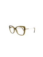 IKALY – OP405 | Lunettes de vue femme cristal vert et doré