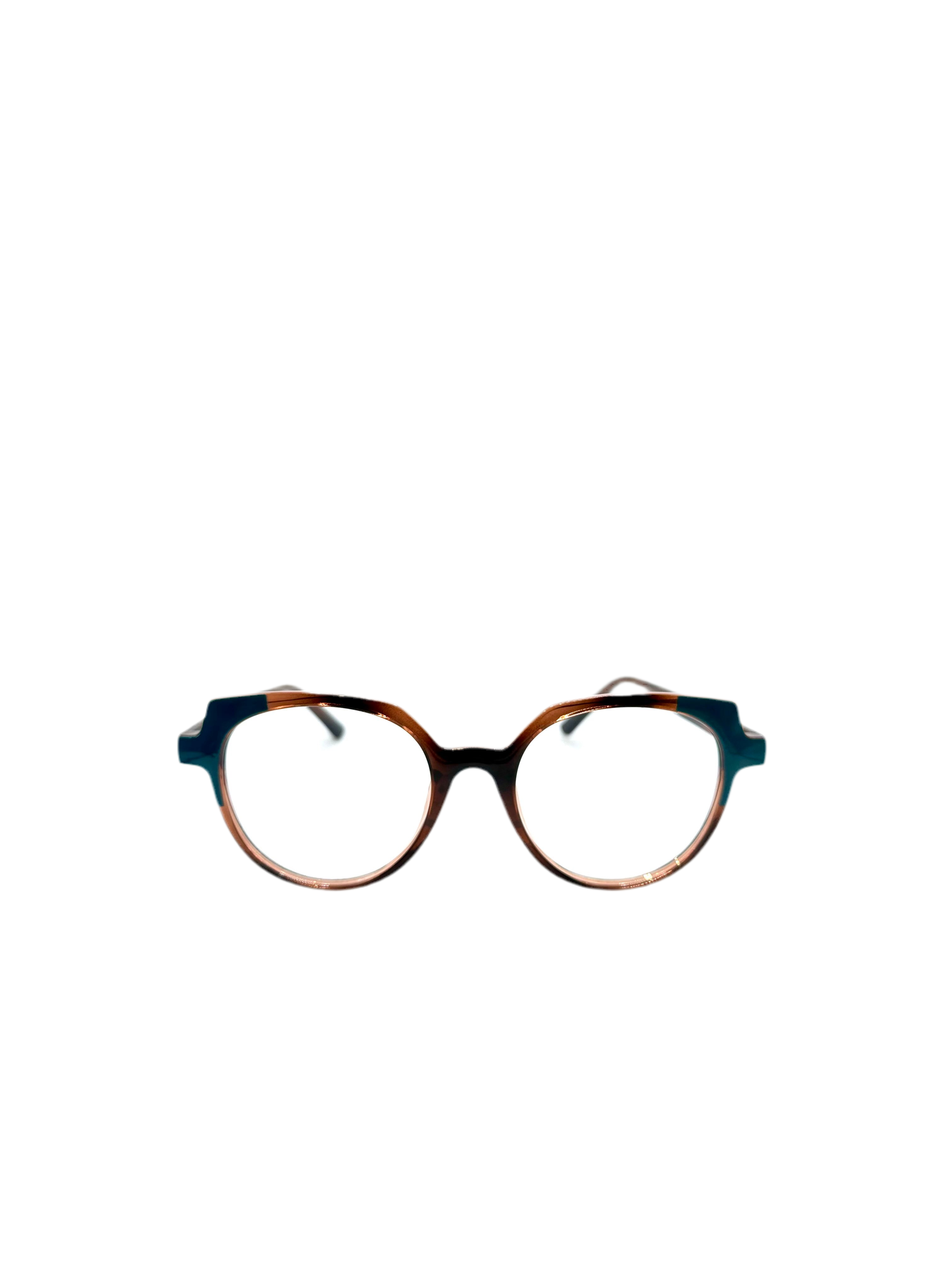 IKALY – OP416 | Lunettes de vue femme écaille et bleu