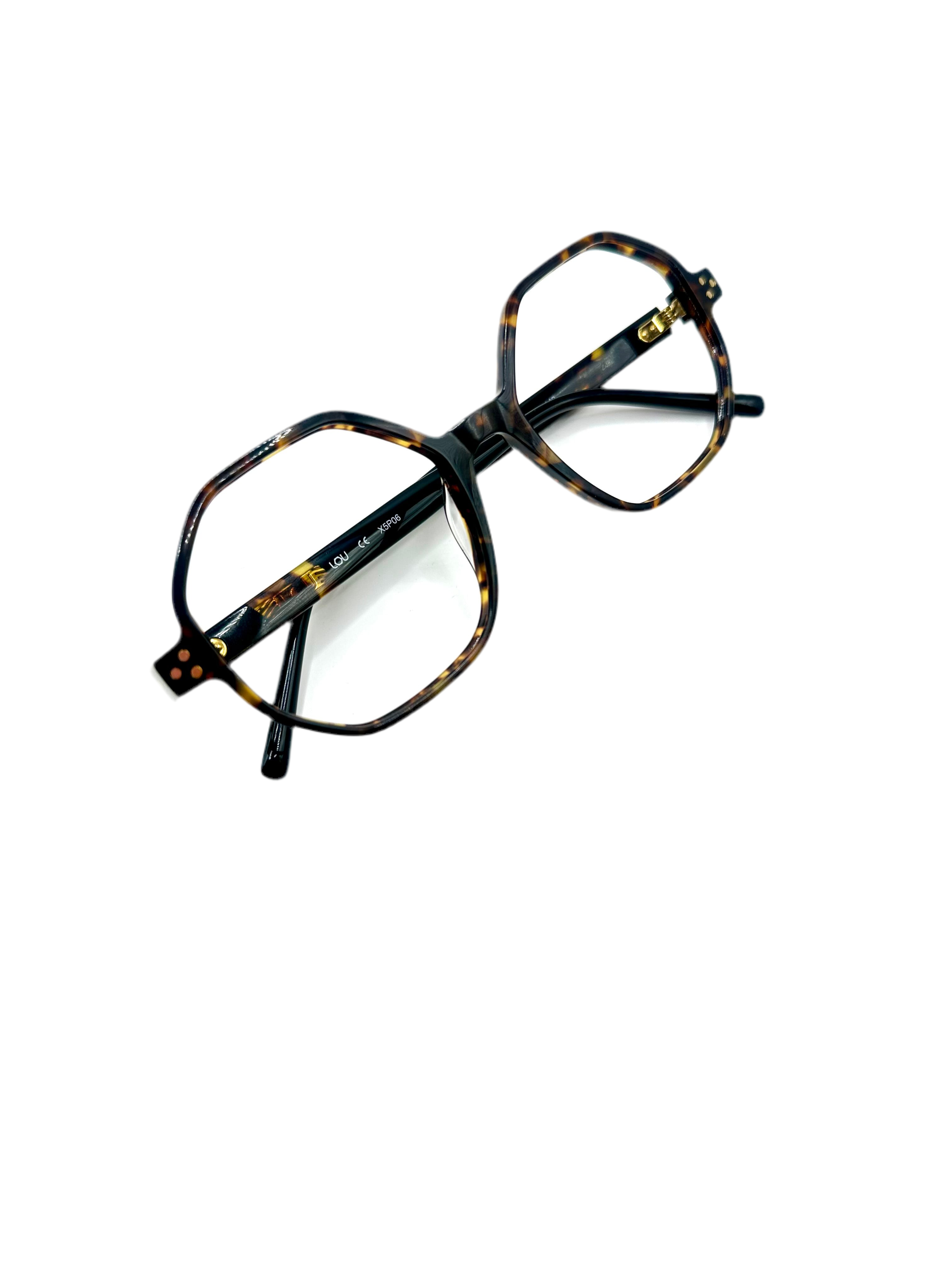 Lou – F7 | Lunettes de vue femme écaille + clip solaire