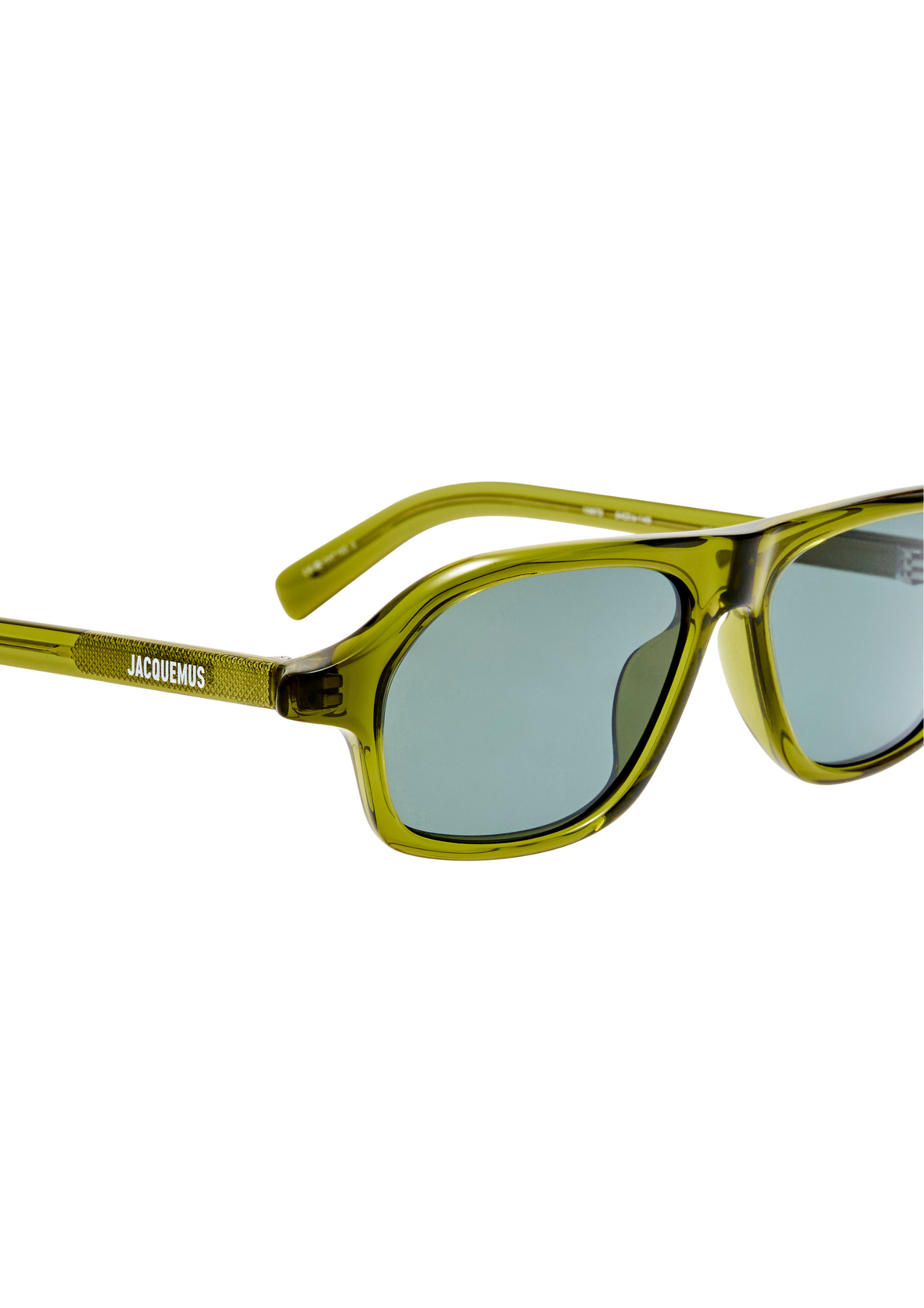 Jacquemus Bécane  – cristal vert | Lunettes de soleil en acétate