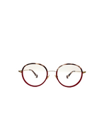 LE PARC – CRATE | Lunettes de vue femme combiné argent et rouge