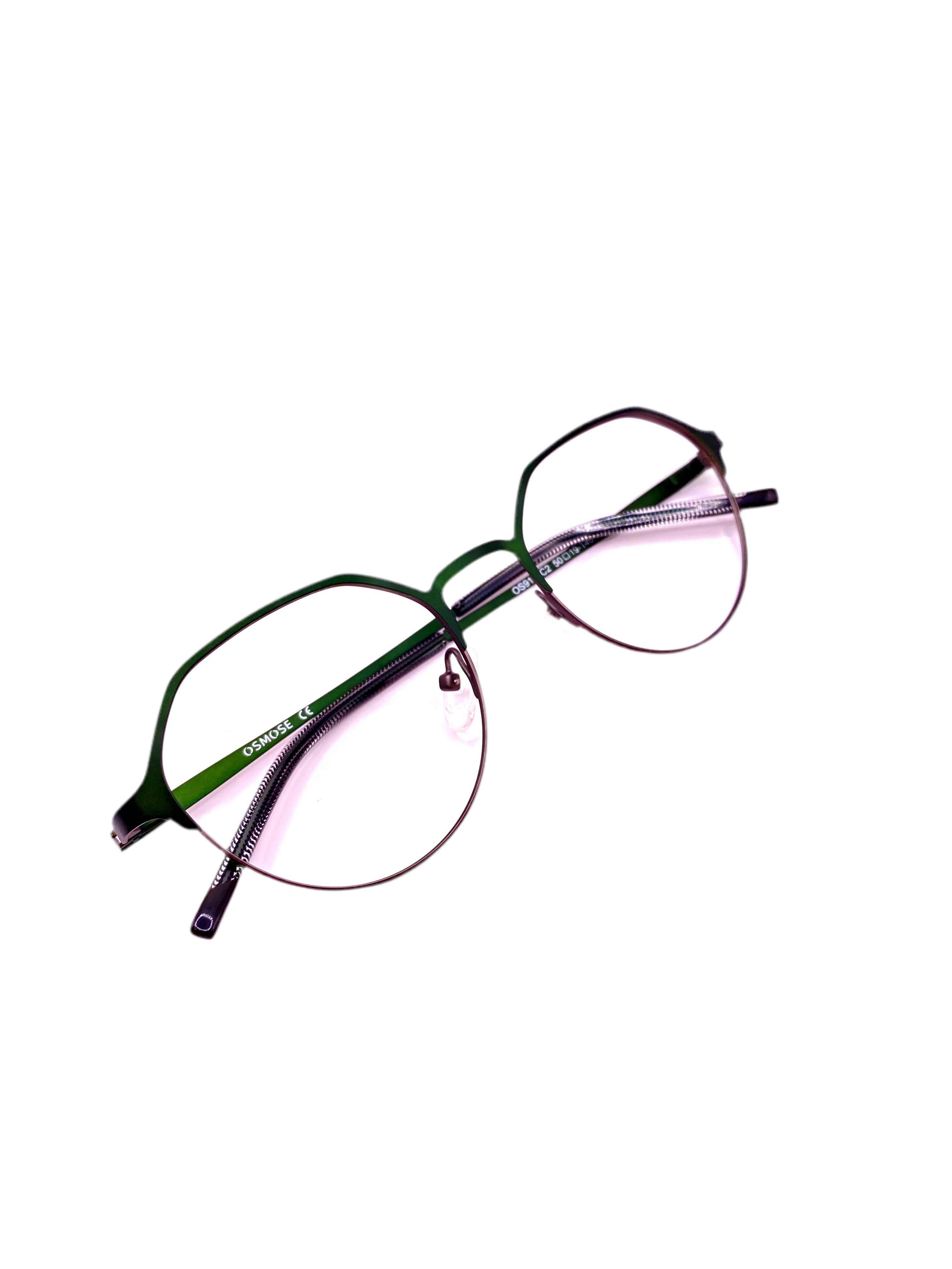 OSMOSE - OS915 | Lunettes de vue homme métal vert mat