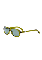 Jacquemus Bécane  – cristal vert | Lunettes de soleil en acétate