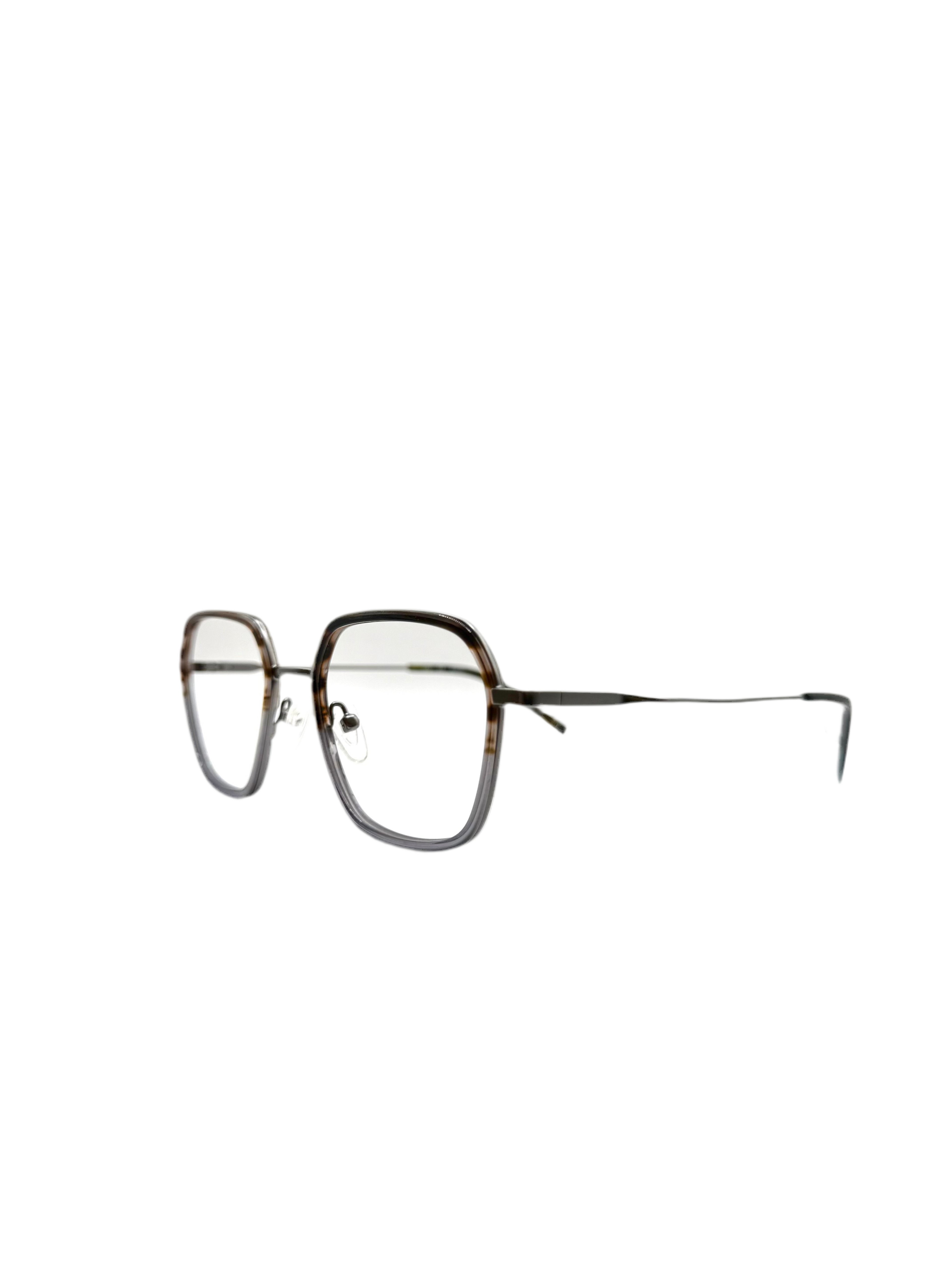 Lou – AM40 | Lunettes de vue homme combiné gris & écaille