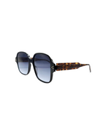 LOU LS59 – Lunettes de soleil femme écaille/noir + verres gris dégradé