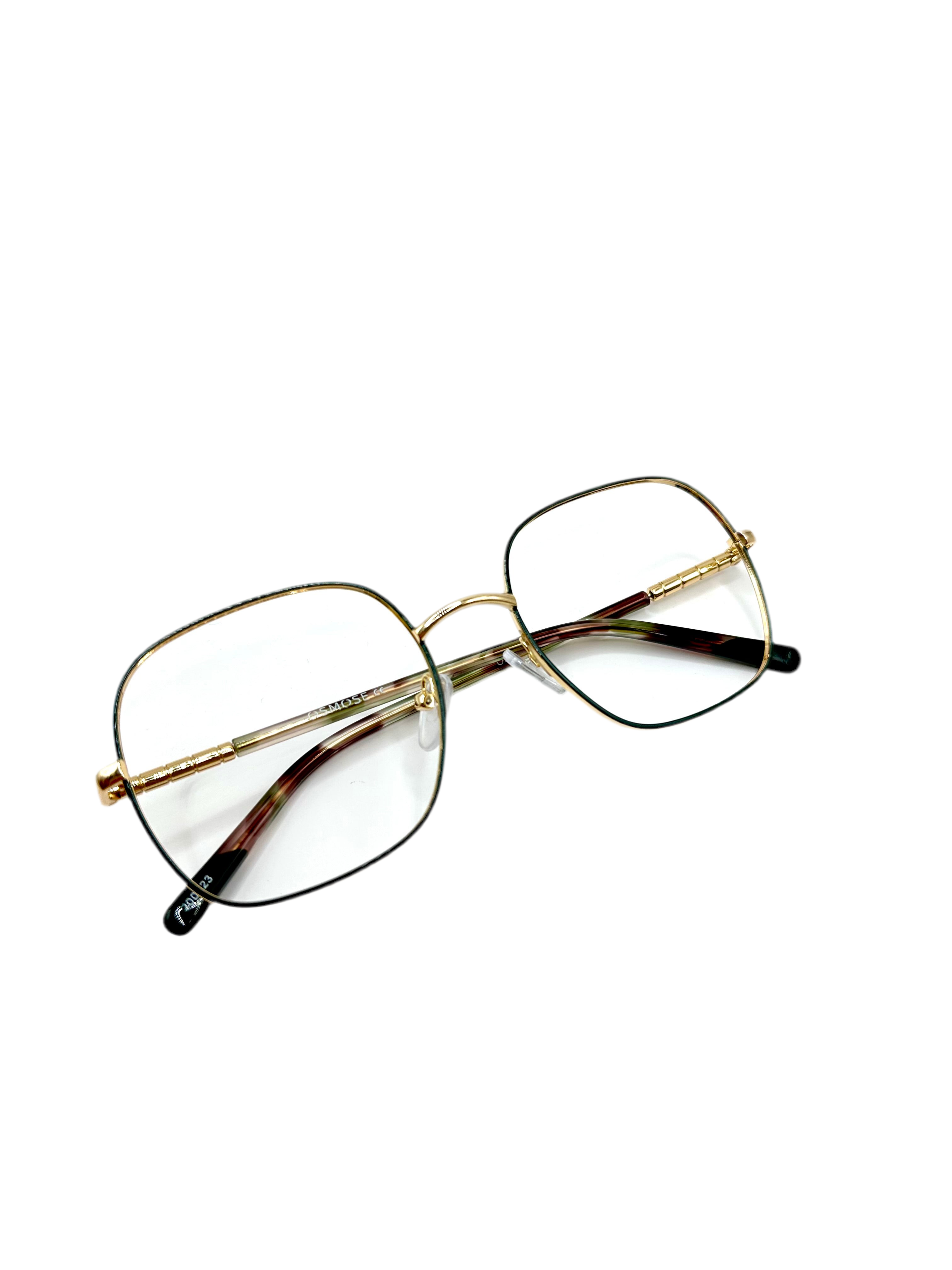 OSMOSE - OS911 | Lunettes de vue femme métal vert et doré