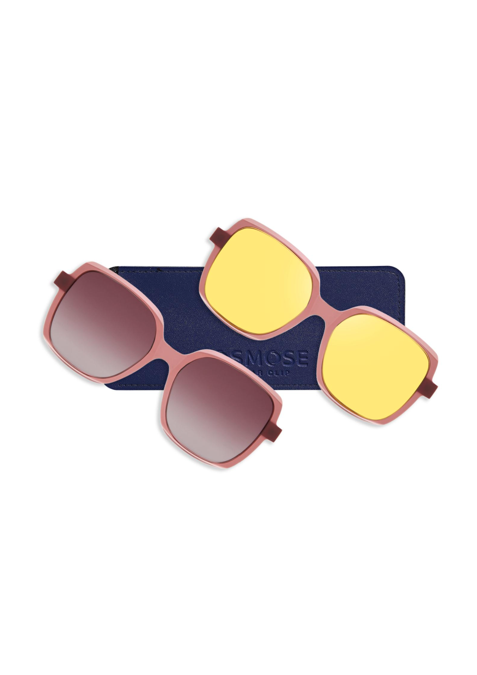 OSMOSE OCP653 | Lunettes de vue femme cristal rose à clip