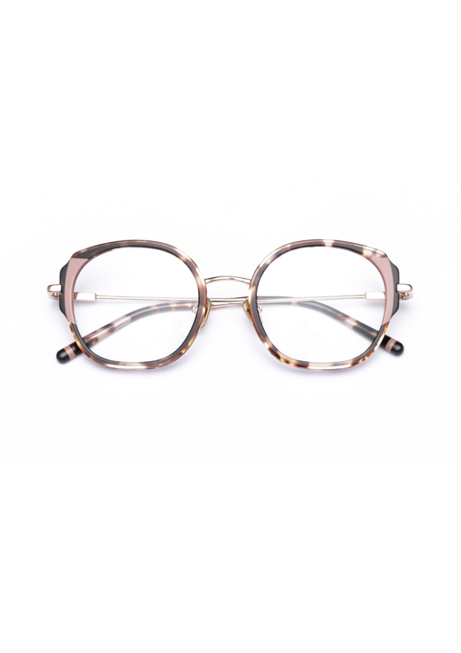LE PARC – Mori | Lunettes de vue femme combiné or et écaille
