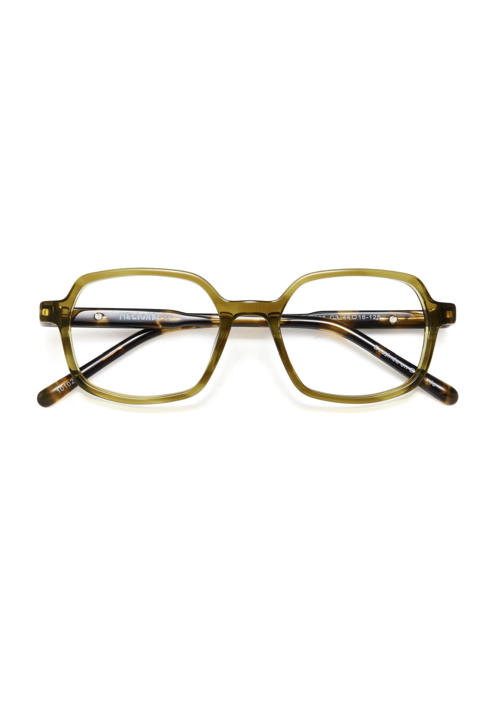 OSMOSE - MG025 | Lunettes de vue enfant MELIGABI cristal vert charnière 360°