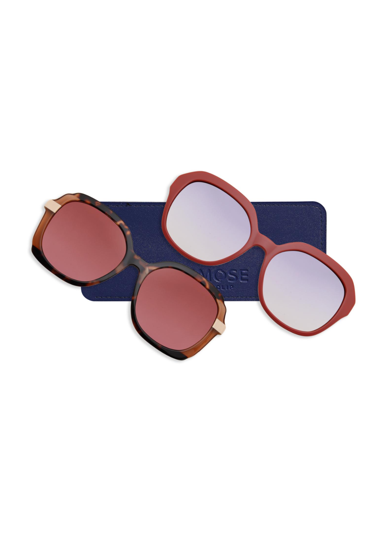 OSMOSE OCP624 | Lunettes de vue femme métal rose gold et marron à clip