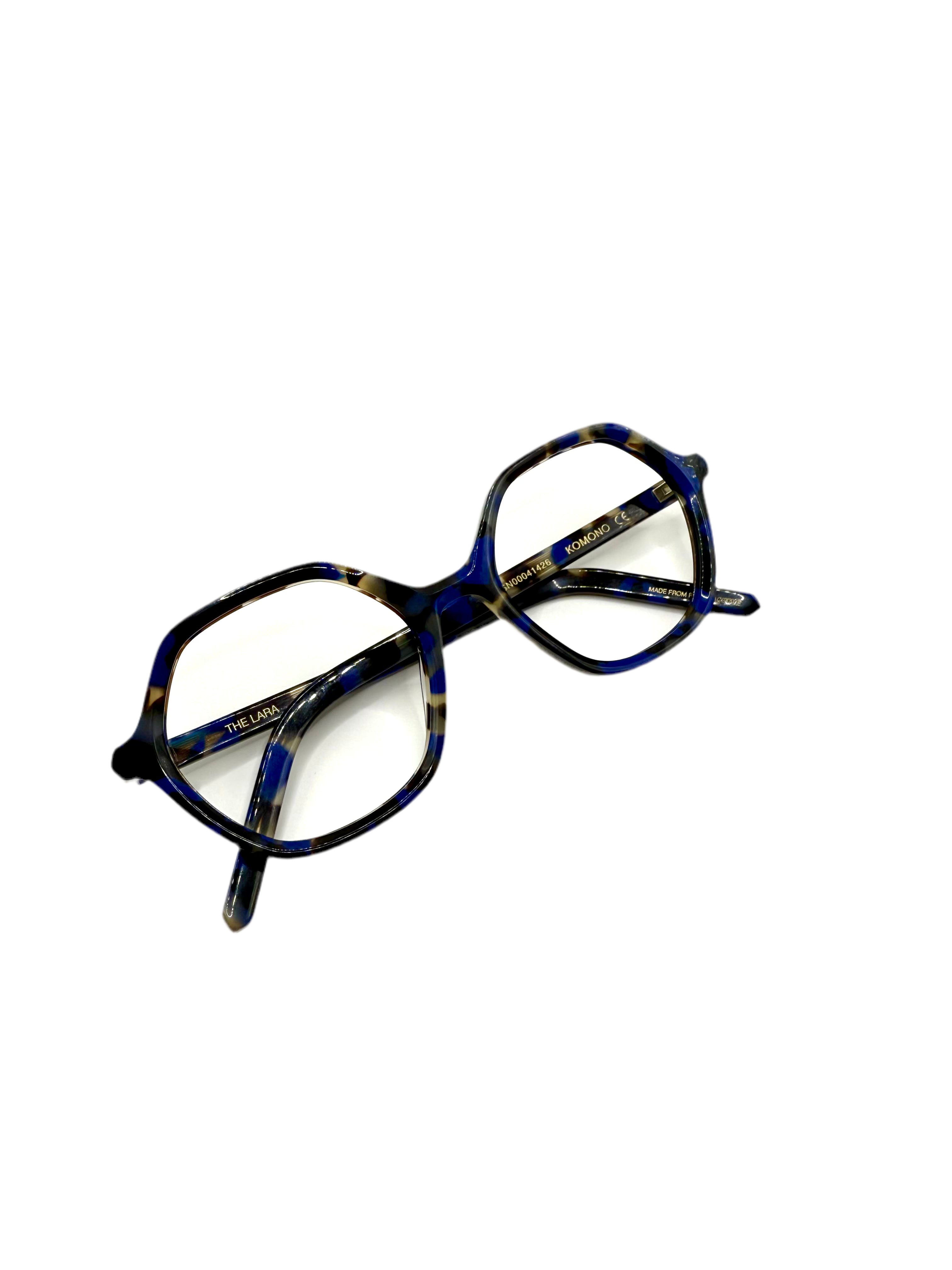 KOMONO – Lara | Lunettes de vue femme acétate écaillé bleu