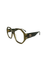 LANCEL – LA90075 | Lunettes de vue femme cristal kaki