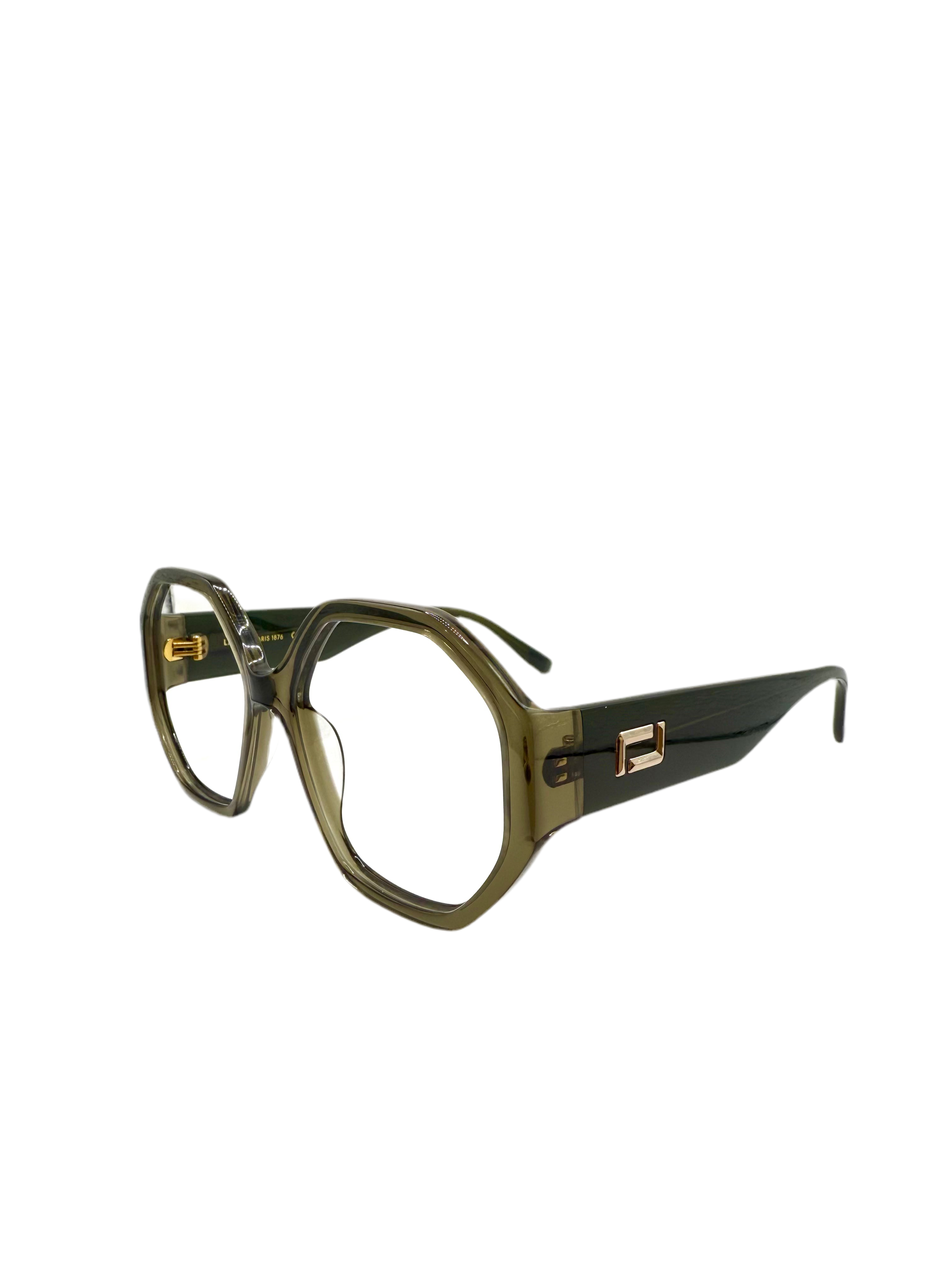 LANCEL – LA90075 | Lunettes de vue femme cristal kaki