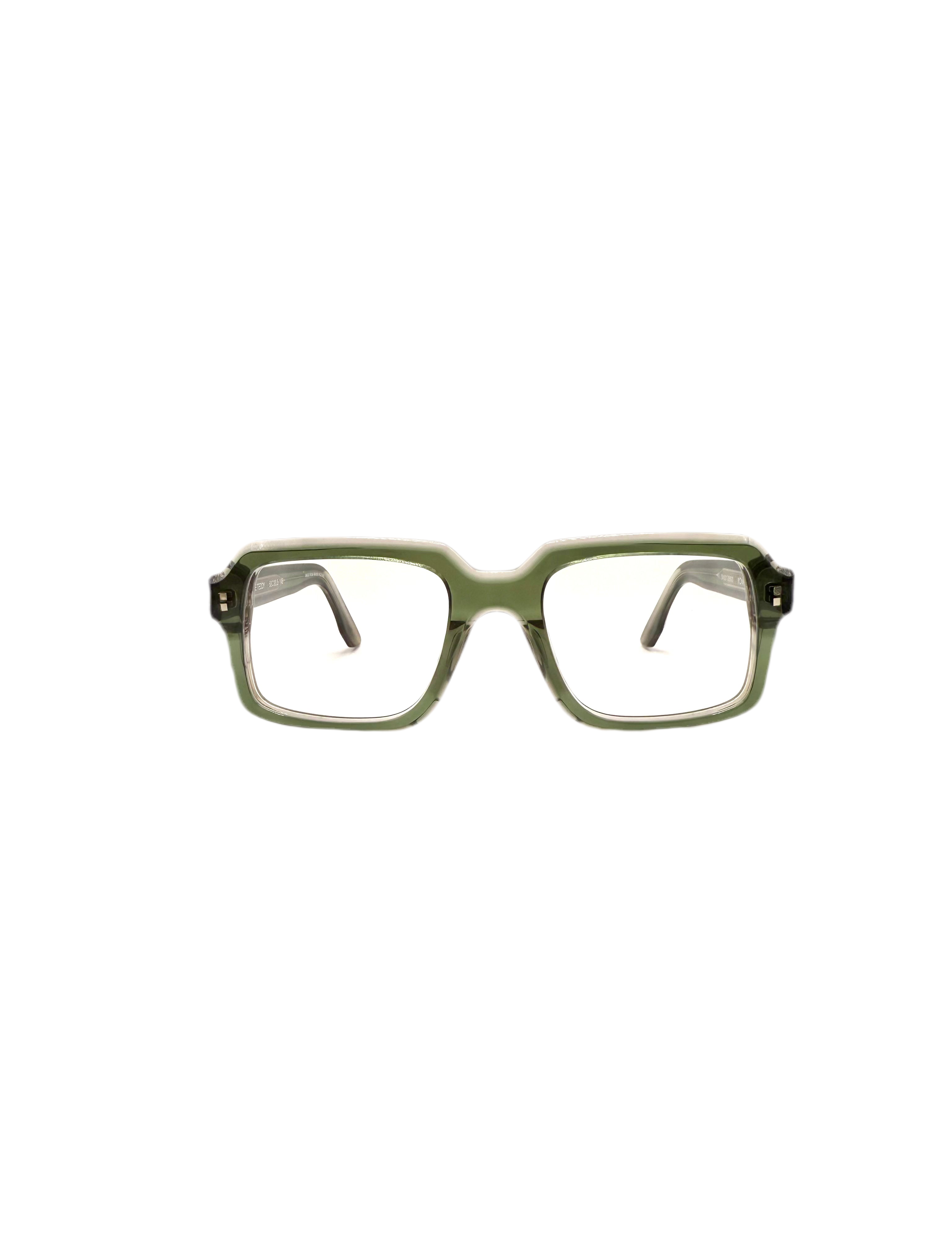 KOMONO – The Teddy | Lunettes de vue homme acétate crystal vert