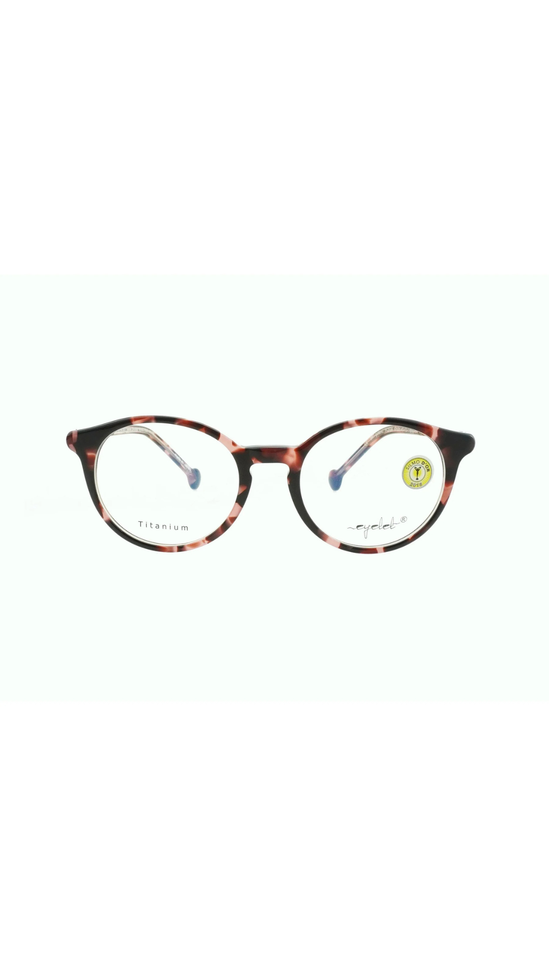 EYELET - YOGA | LUNETTES DE VUE ENFANTS ACÉTATE ECAILLE ROSSE BRANCHE TITANE