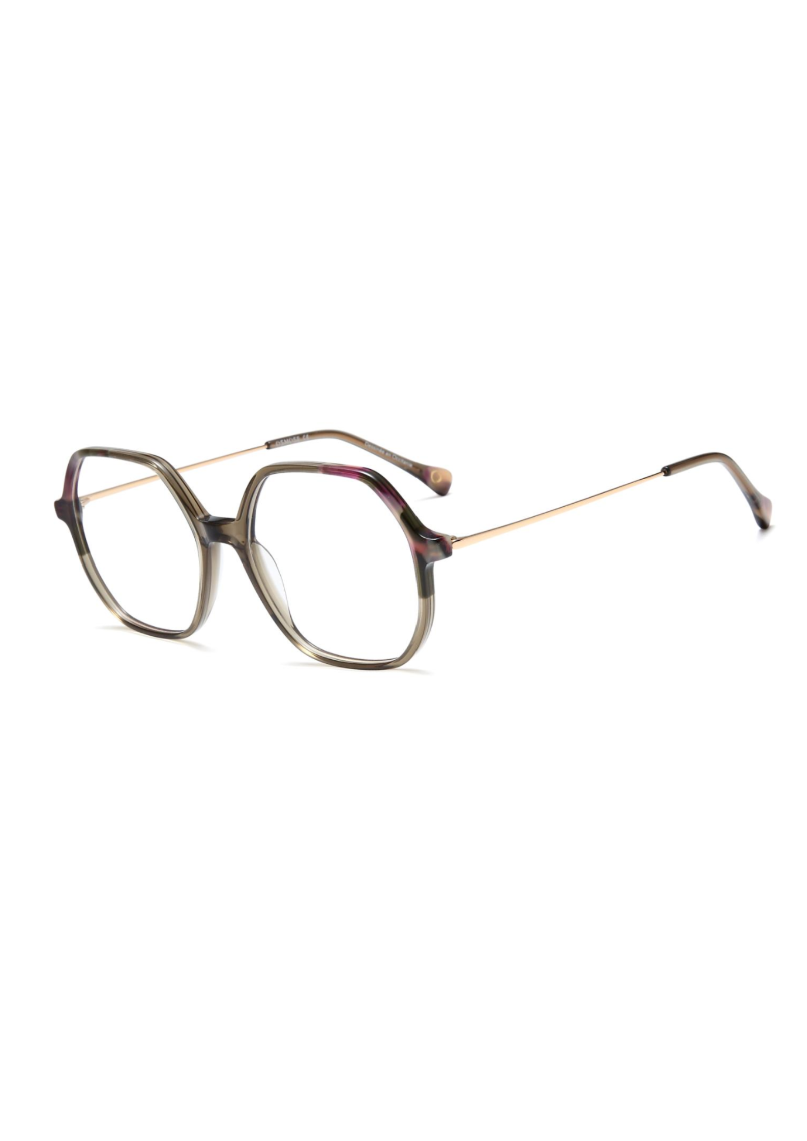 OSMOSE - OSA226 | Lunettes de vue femme acétate vert branche doré