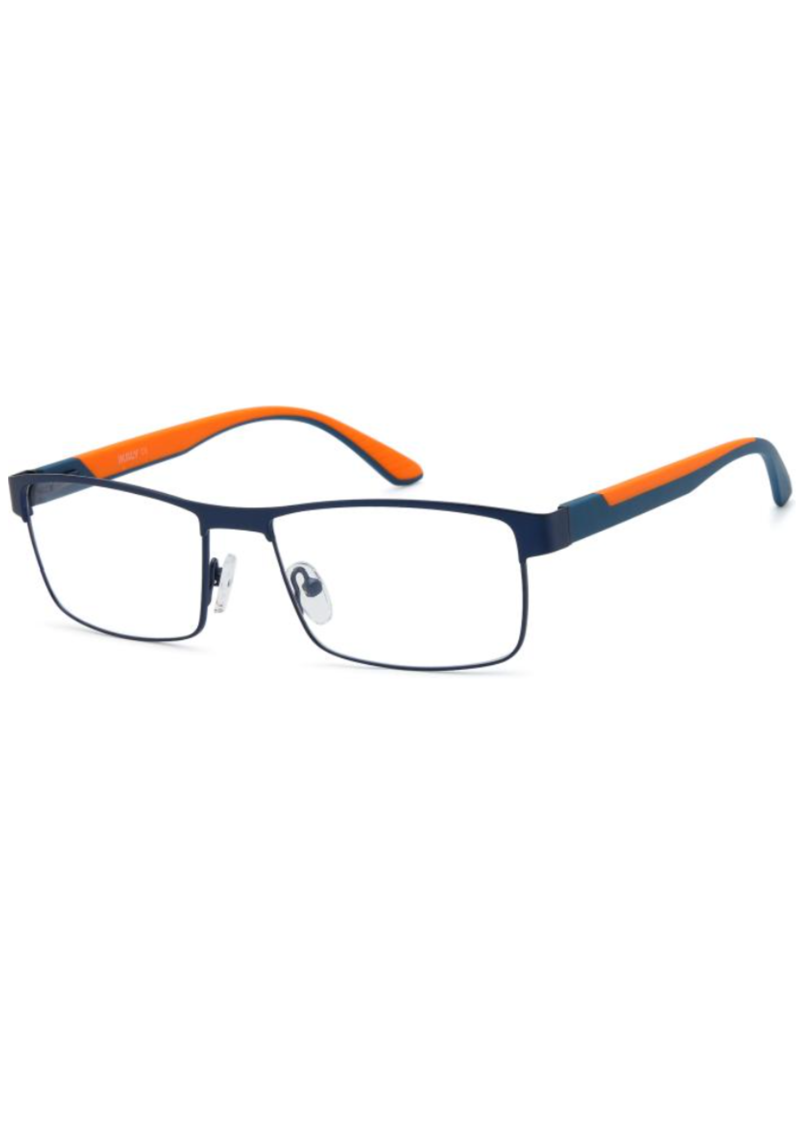 IKALY P332 – Métal | Lunettes de vue homme Bleu Marine & Orange