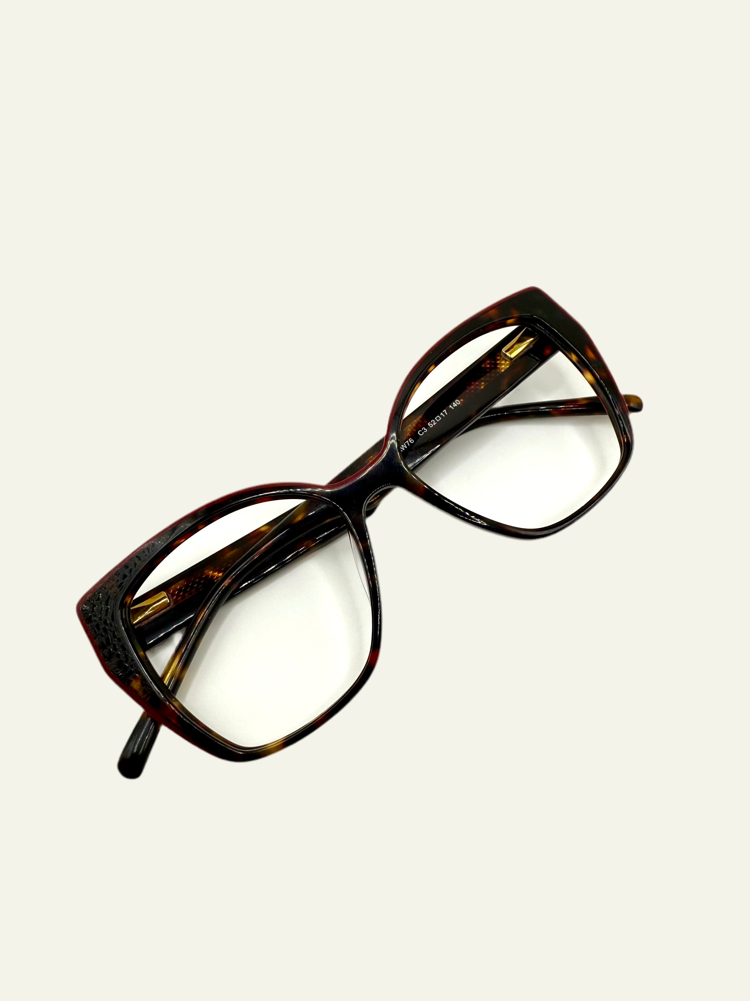 Lou – AW76 | Lunettes de vue femme écaille et liseré bordeaux