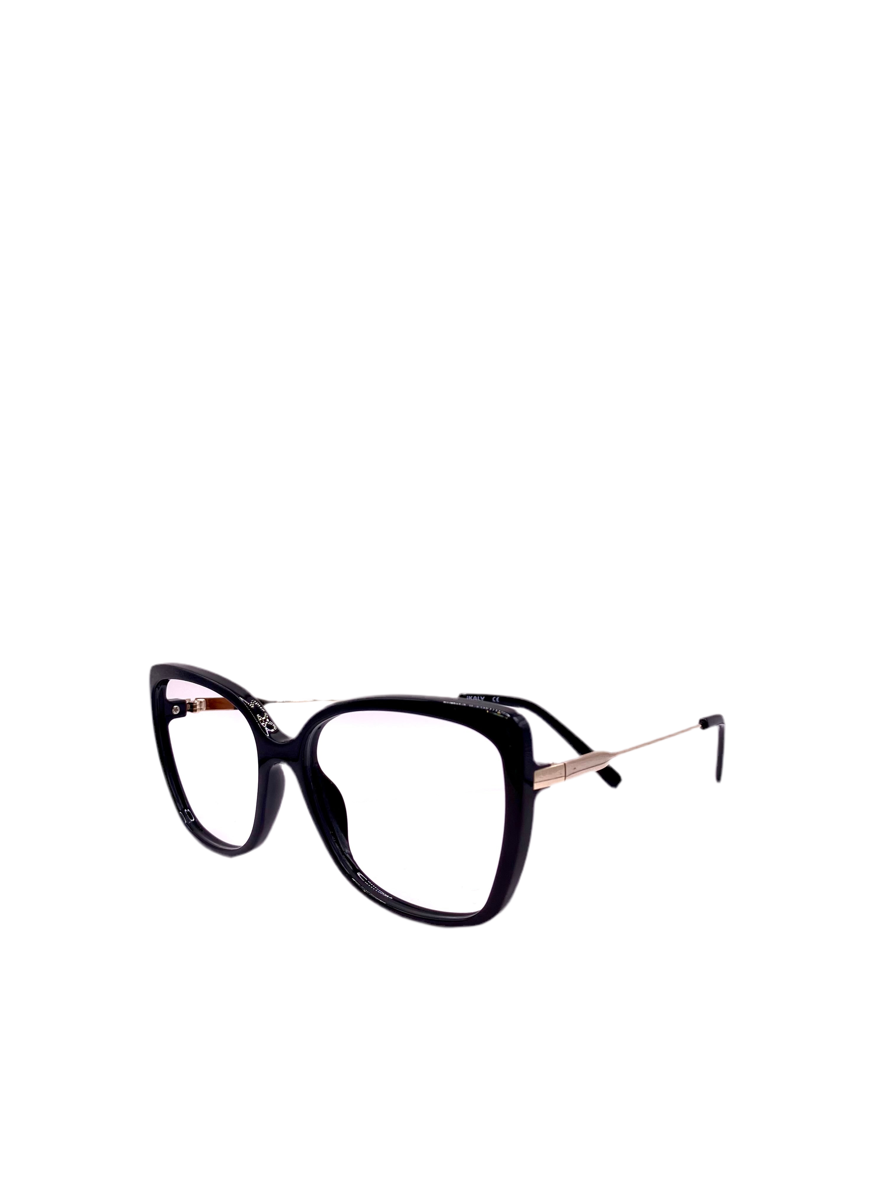 IKALY – OP405 | Lunettes de vue femme noir et argent