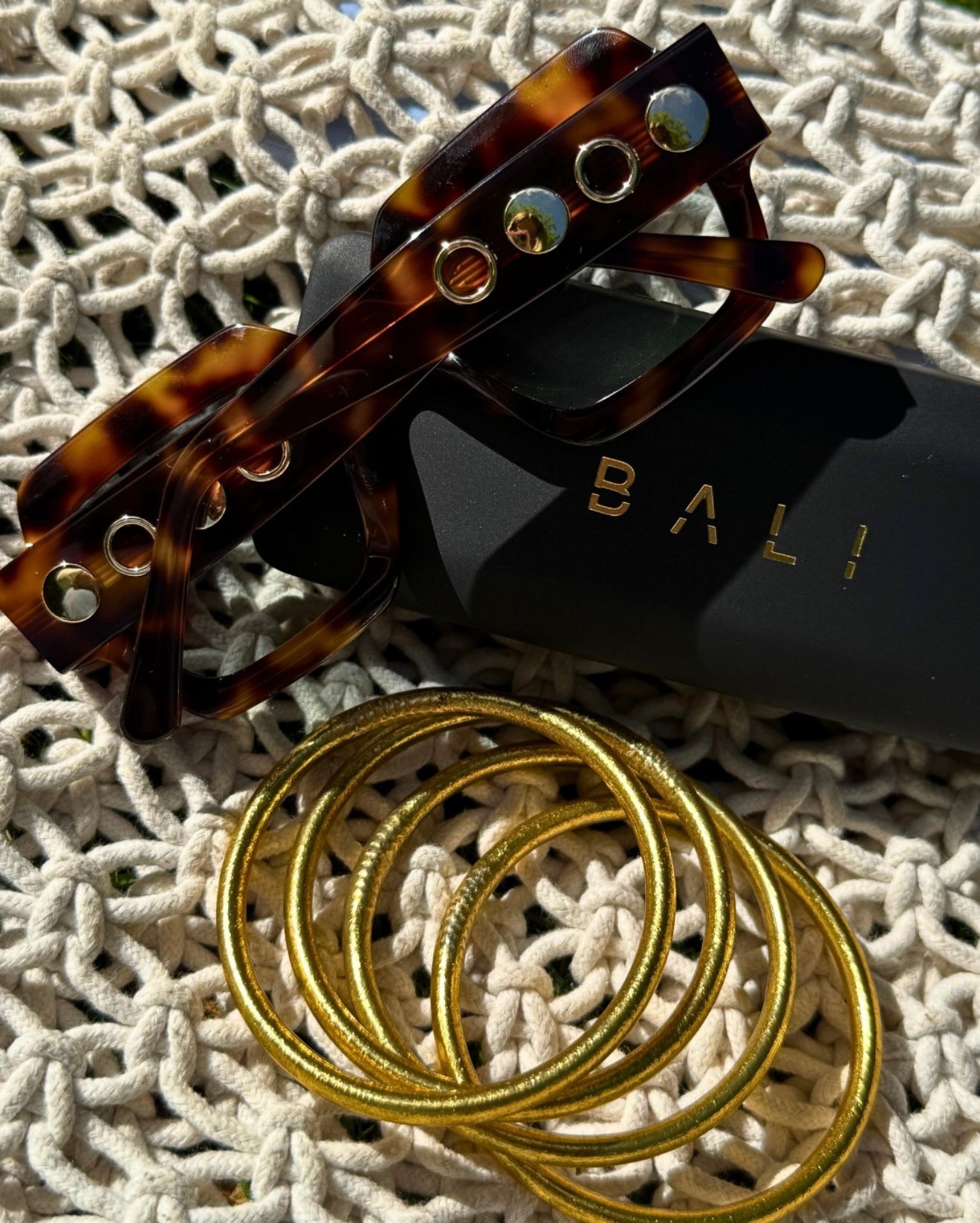 BALI x Naples – Lunettes de soleil femme acétate écaille