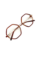 Lou – F3 | Lunettes de vue femme cristal rose + clip solaire