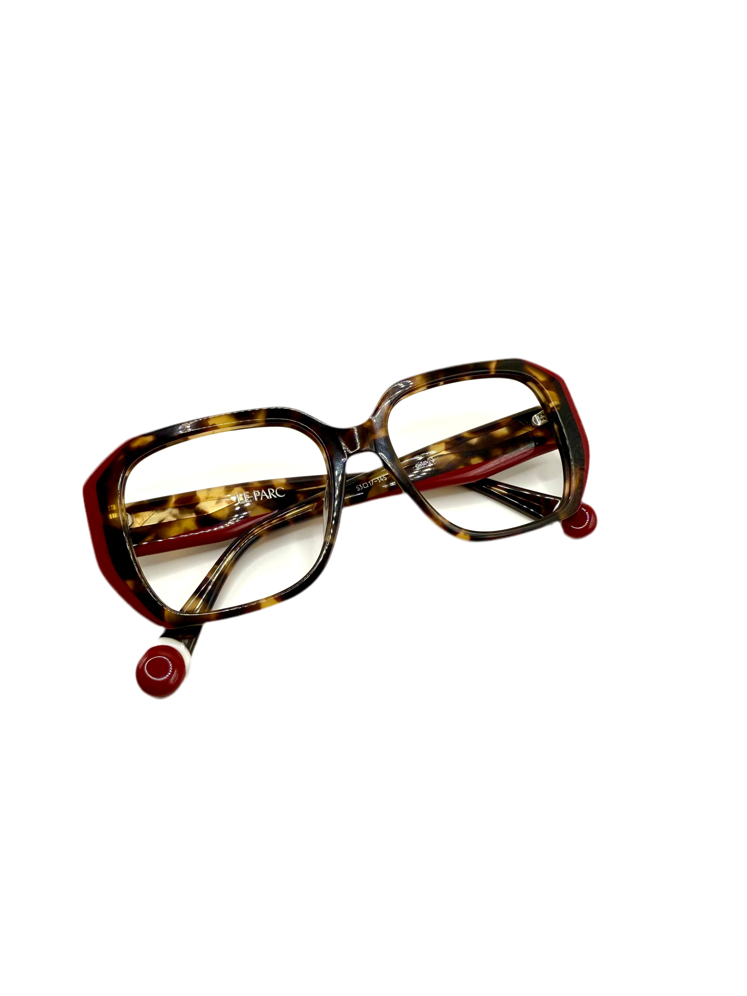 LE PARC – AINO | Lunettes de vue femme écaille et rouge