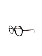 Bali – Celest | Lunettes de vue femme noir et écailles en acétate