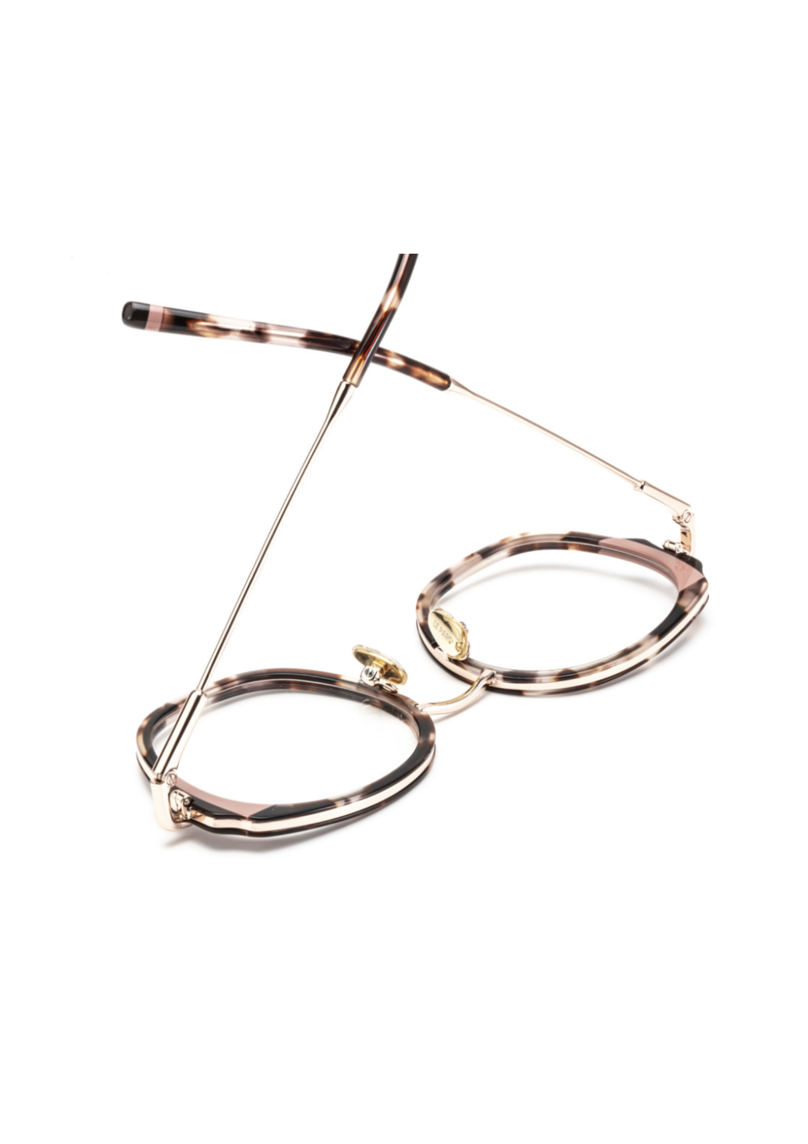 LE PARC – Mori | Lunettes de vue femme combiné or et écaille