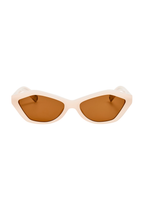 Jacquemus Bambino – Blanc cassé | Lunettes de soleil en acétate
