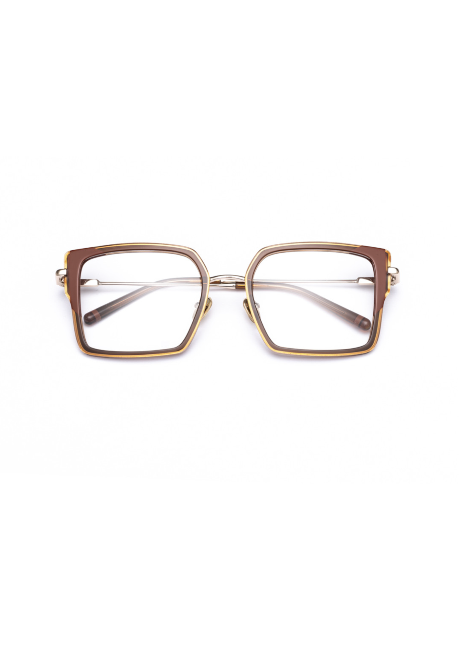 LE PARC – Bo | Lunettes de vue femme combiné doré et orange