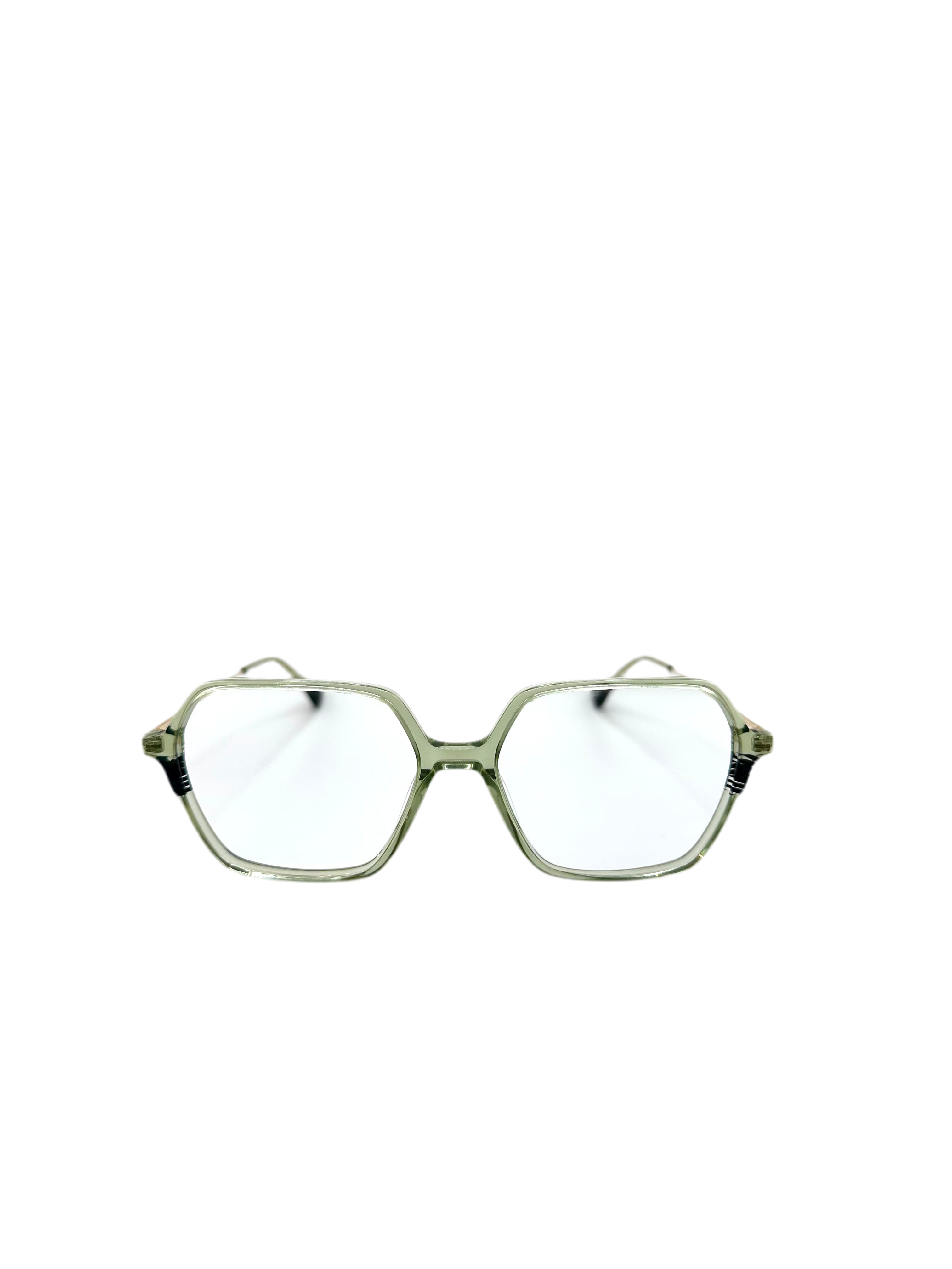 OSMOSE - OSA225 | Lunettes de vue femme acétate cristal vert