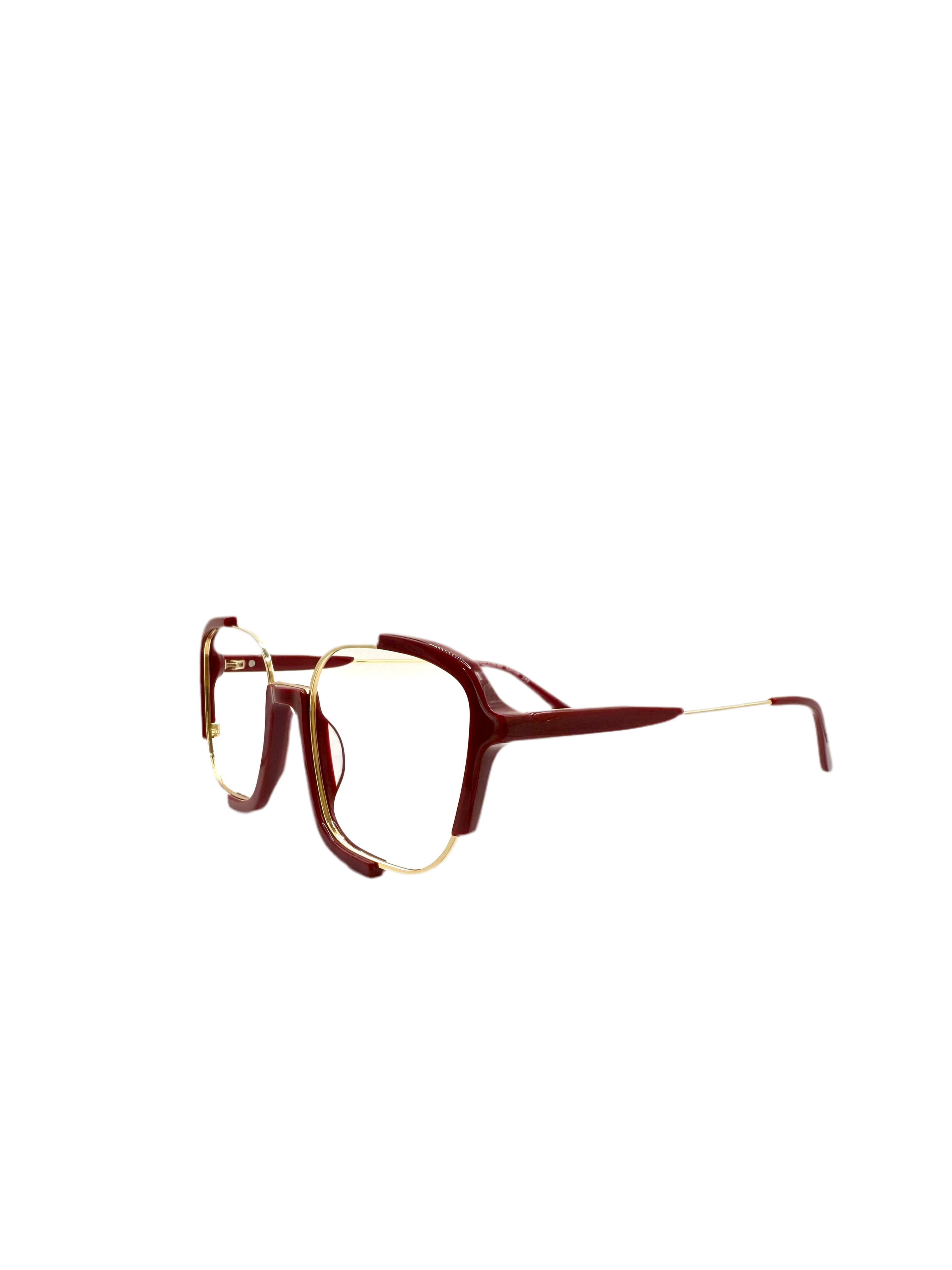 MR.BOHO – Kido | Lunettes de vue femme combiné doré et rouge