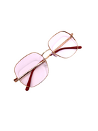 IKALY – P313 | Lunettes de vue femme doré et bordeaux