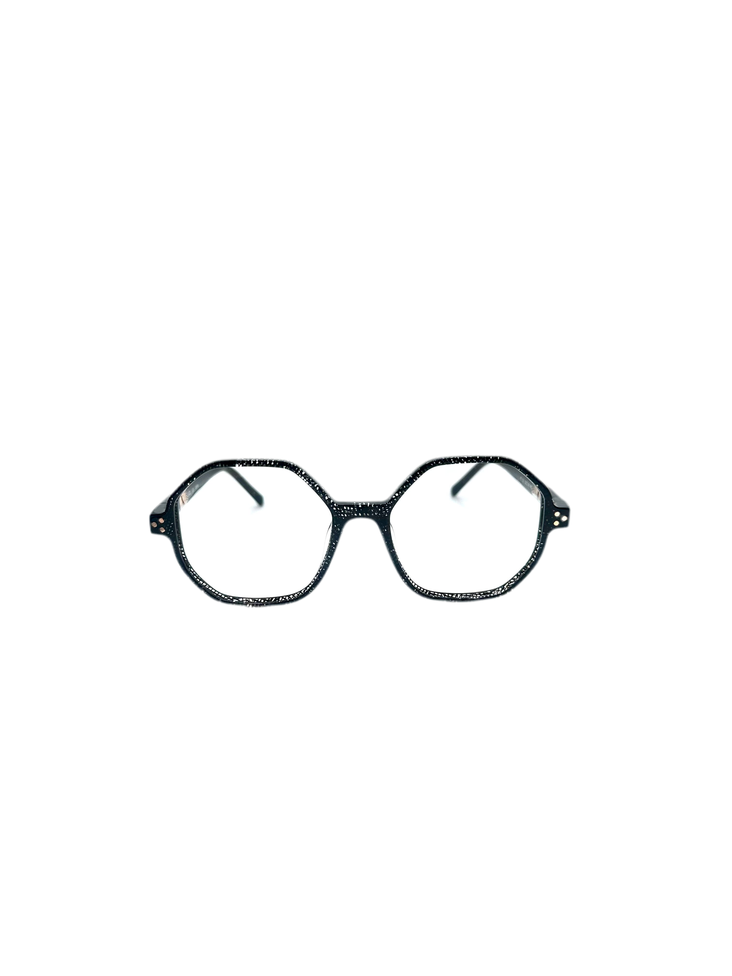 Lou – F7 | Lunettes de vue femme noir + clip solaire