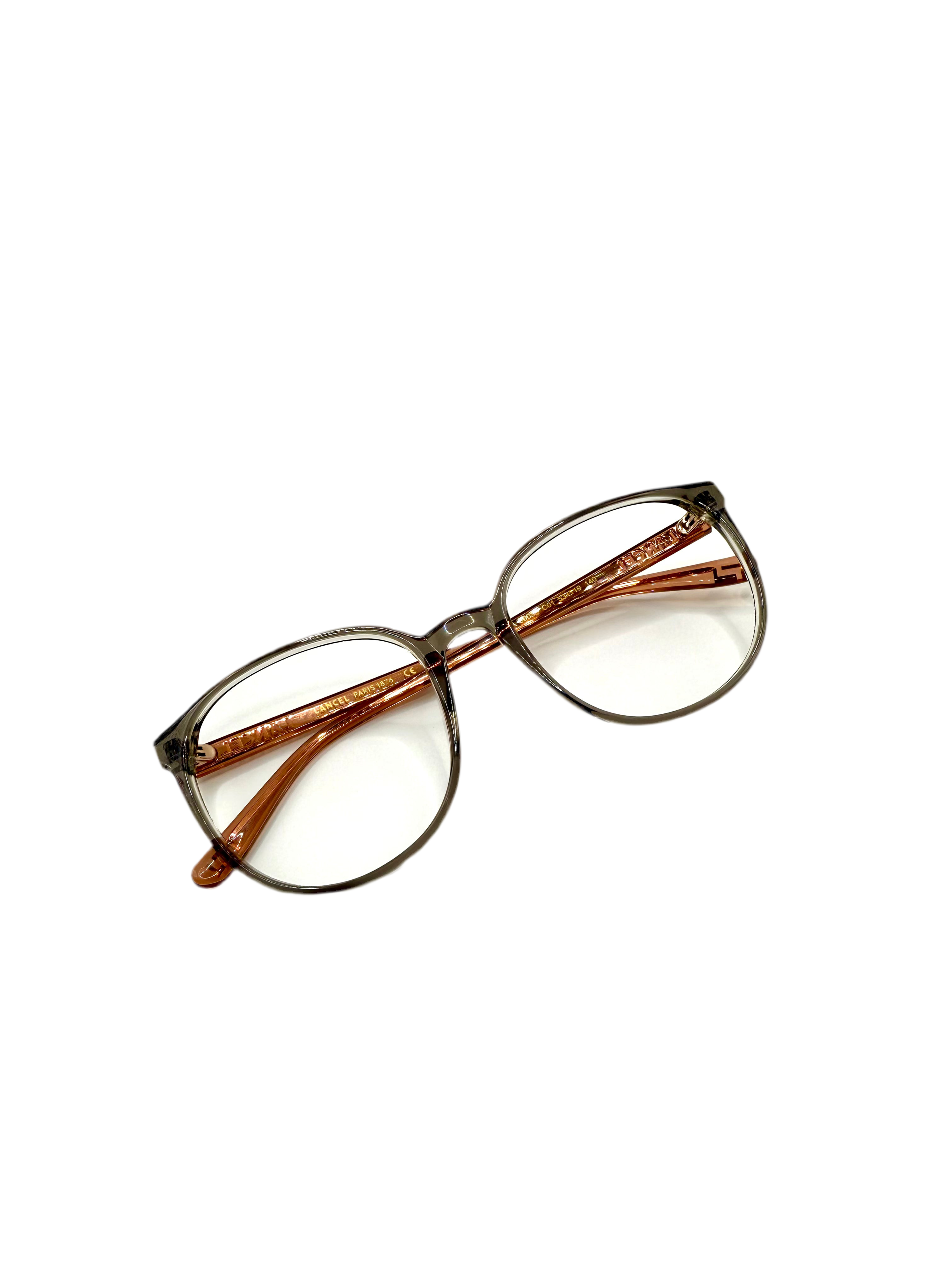 LANCEL – LA90036 | Lunettes de vue femme cristal gris et rose