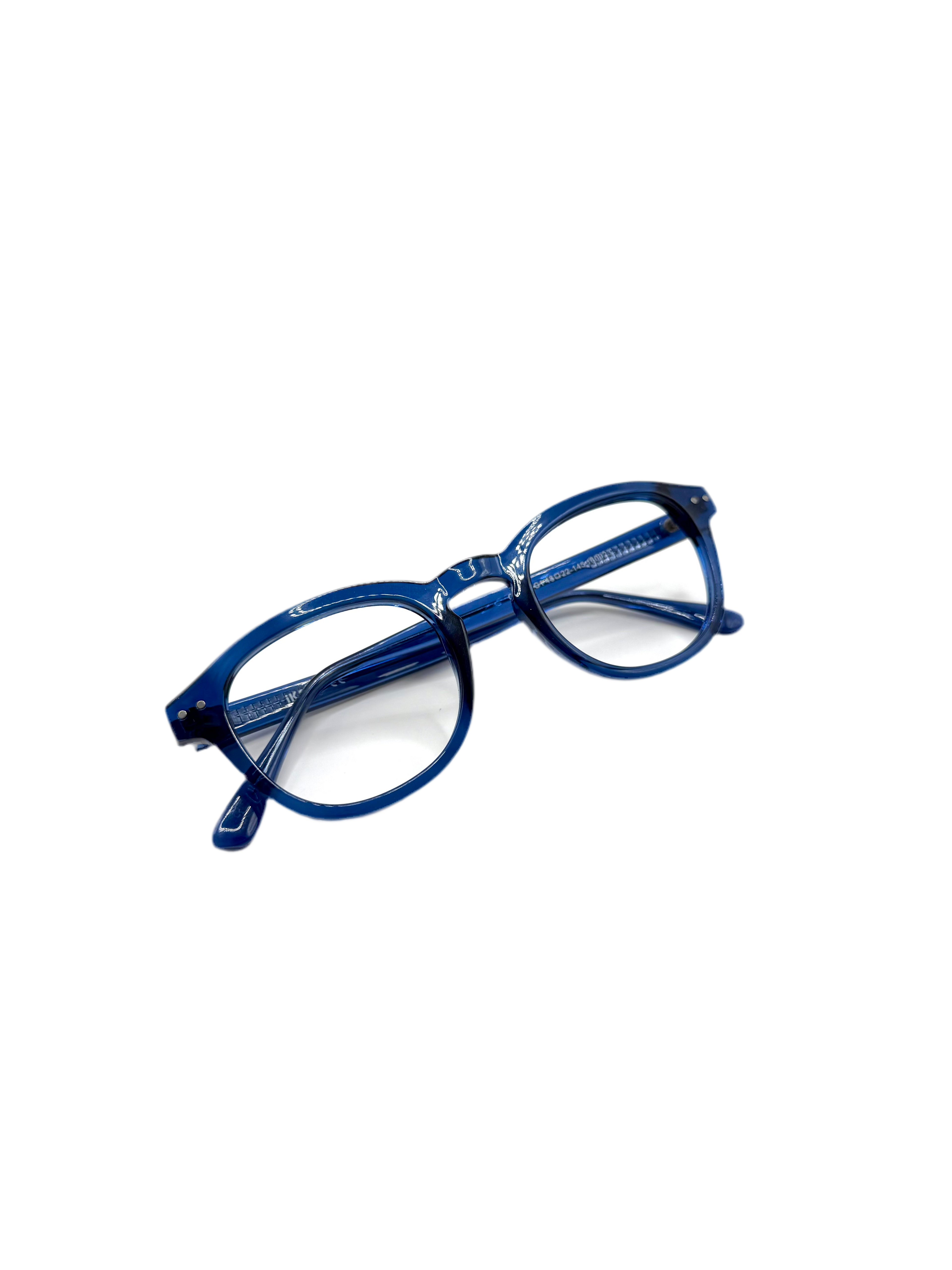 IKALY OP387 – Cristal Bleu | Lunettes de vue homme en acétate