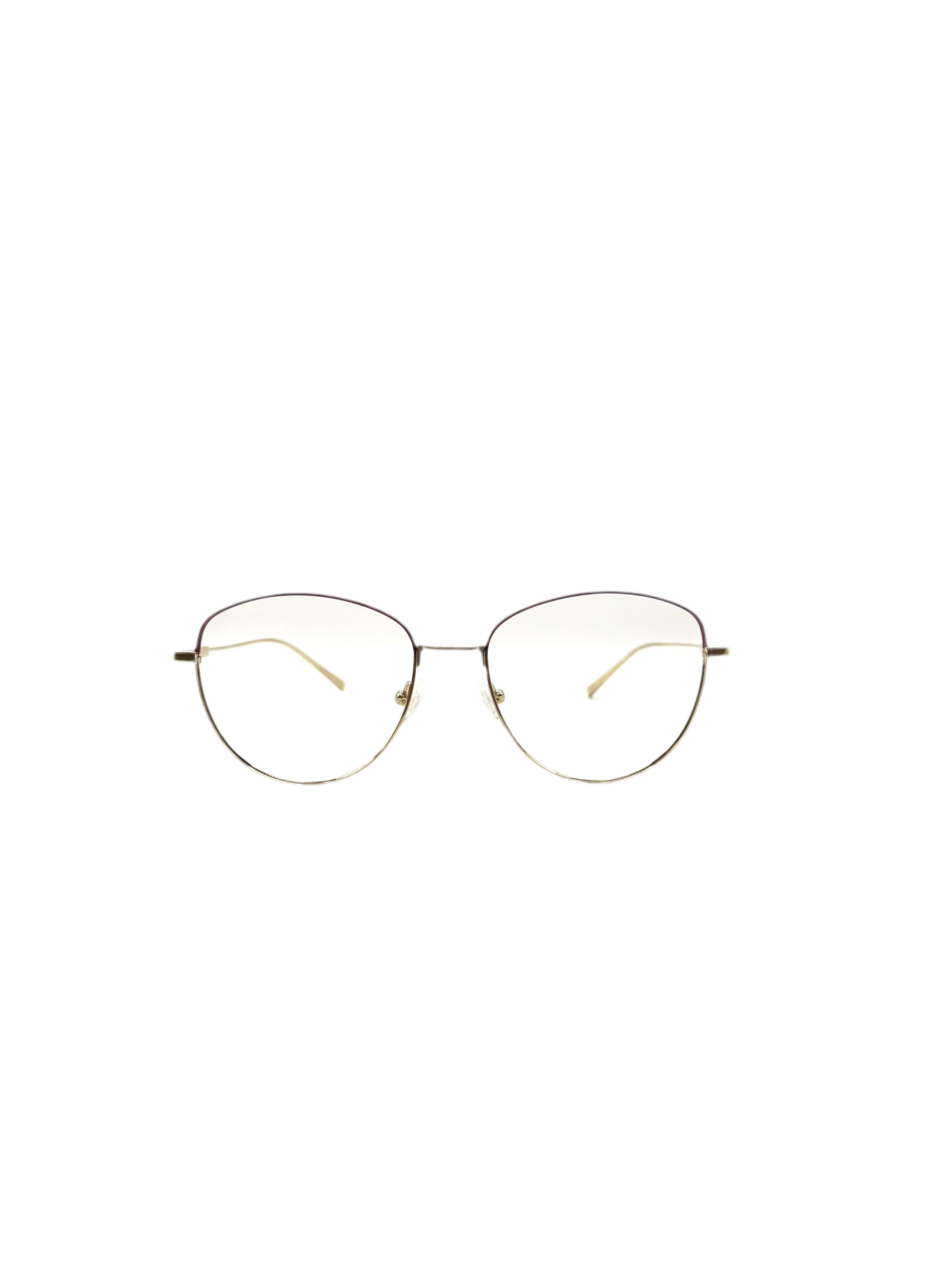 Lou – TW18 | Lunettes de vue femme en titane or et rouge