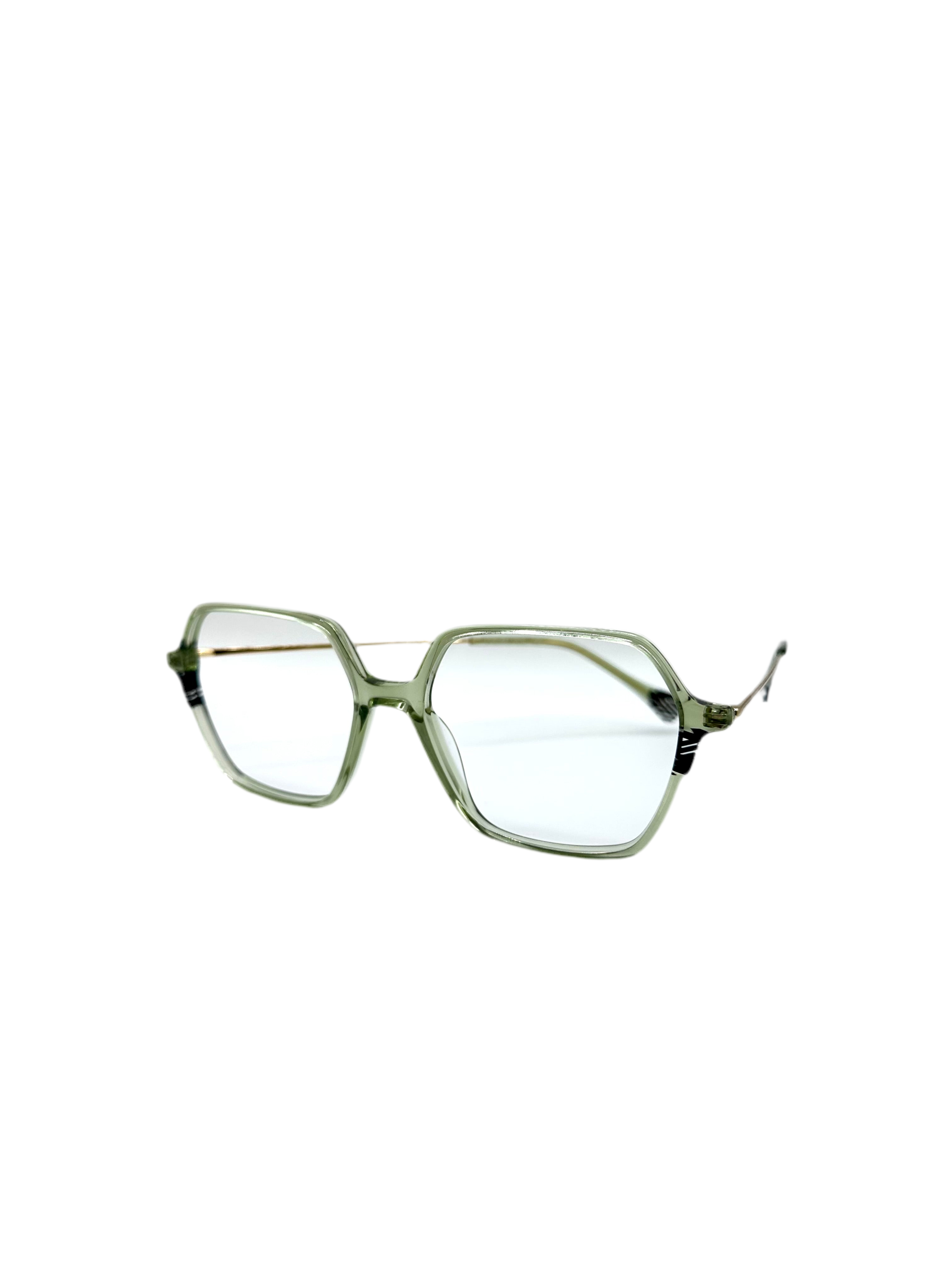 OSMOSE - OSA225 | Lunettes de vue femme acétate cristal vert