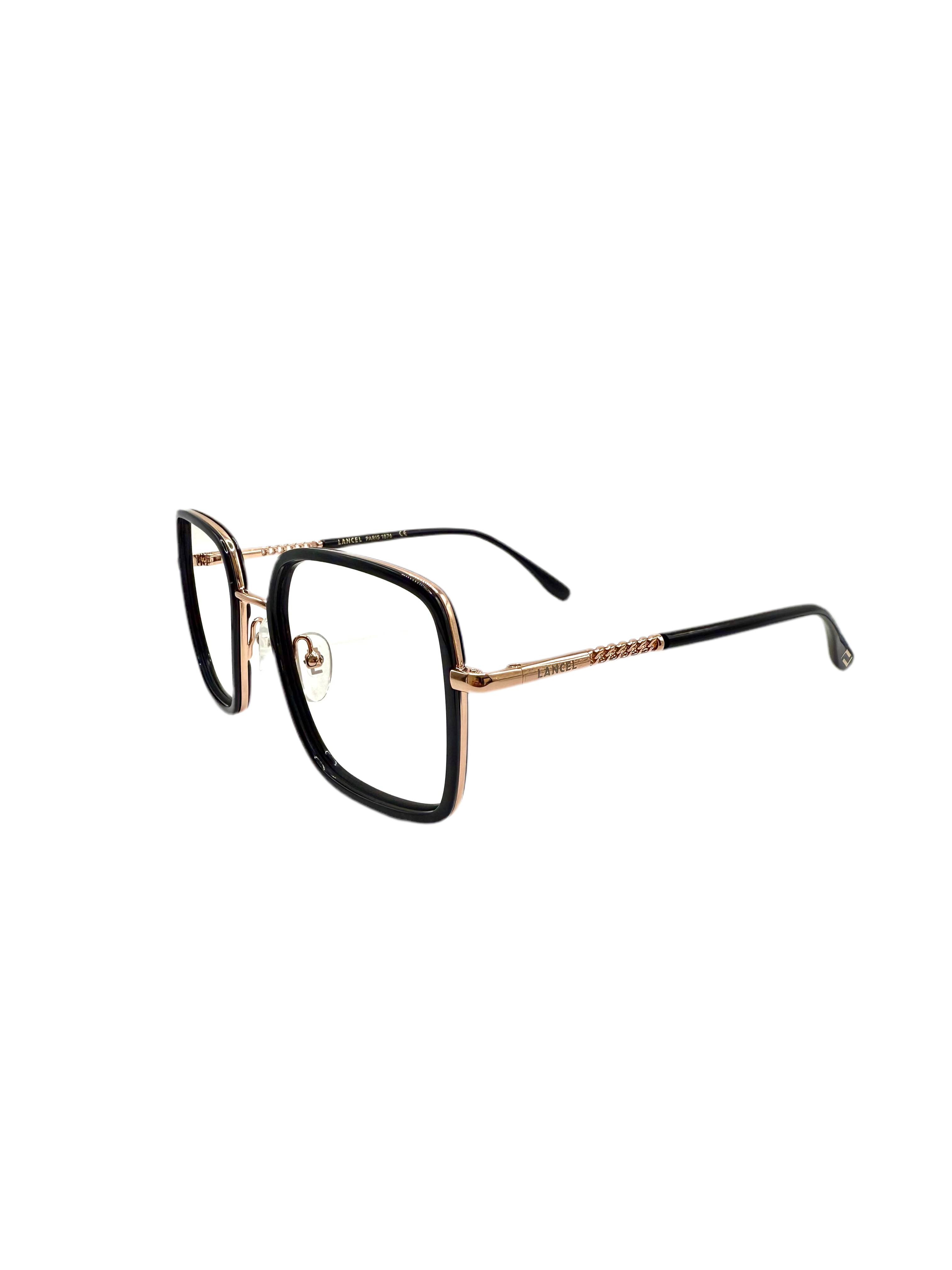 LANCEL – LA90056 | Lunettes de vue femme combiné rose gold